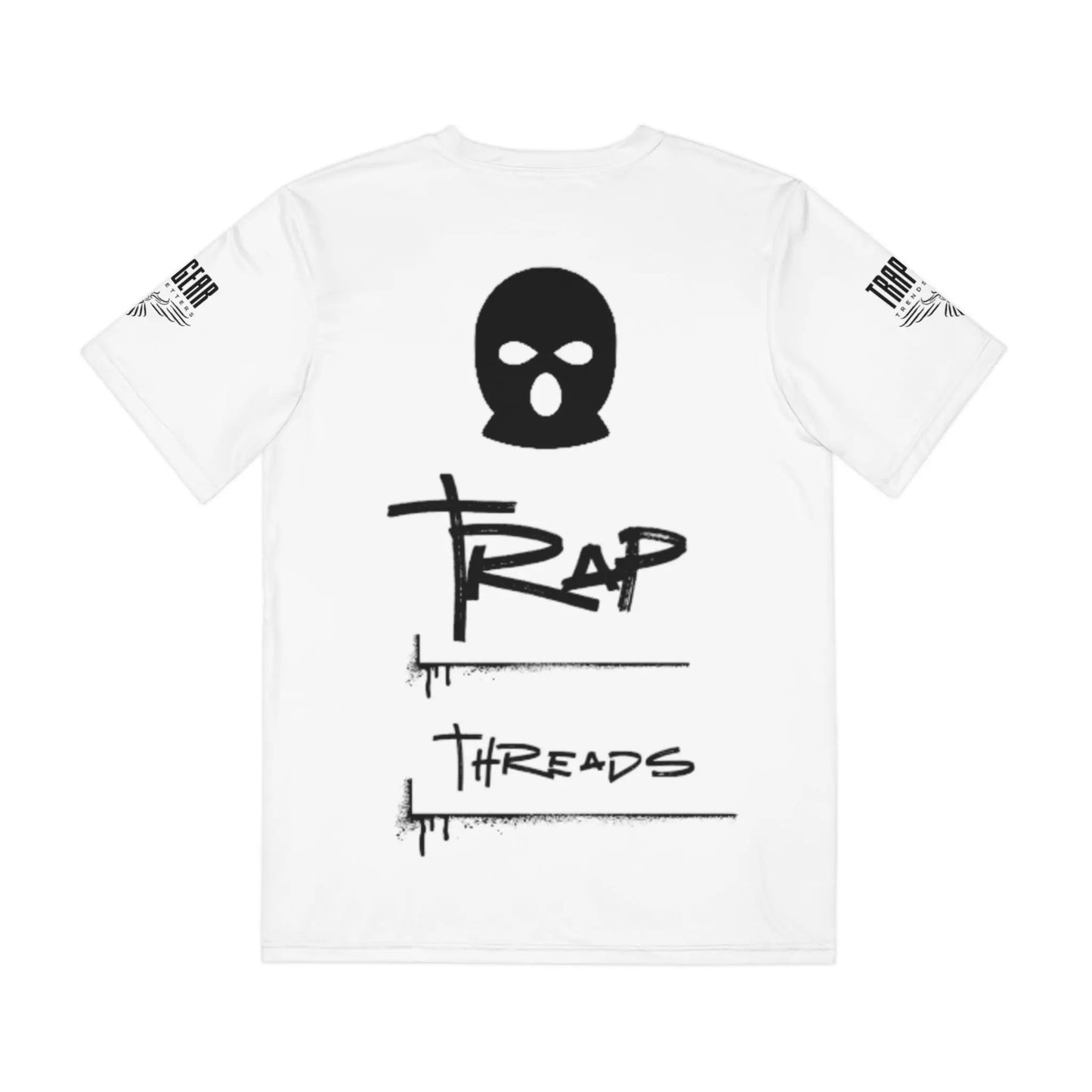 Polyester Tee Ski Mask Uptown Trap Threads Shirt Men's Urban Hip Hop Fashion Printify