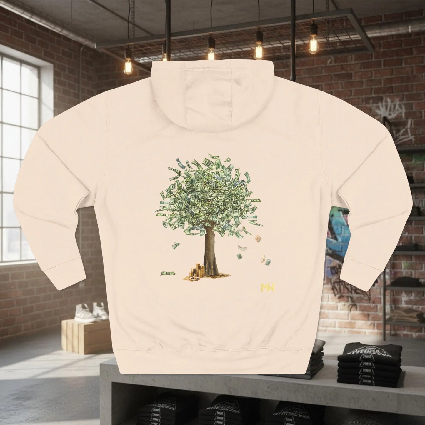 Mood Fleece Hoodie Printify