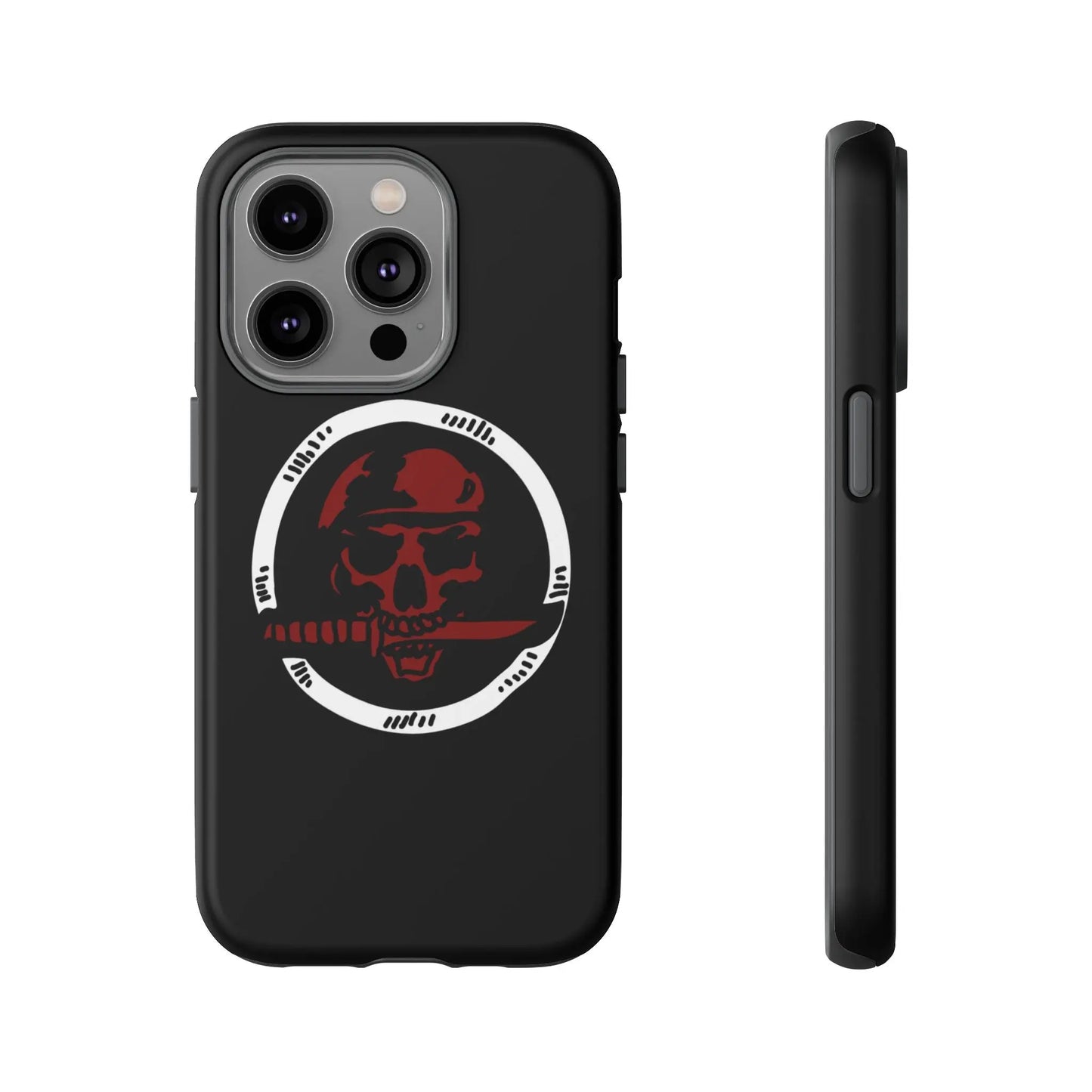 Phone Case - Skull and Sword Edgy Smartphone Cover for Men Printify