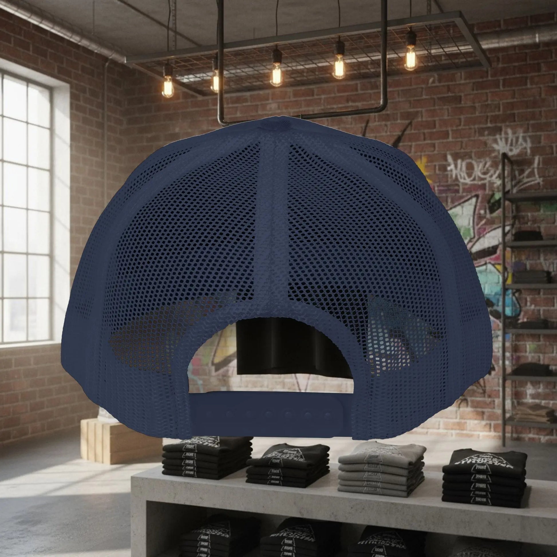 Trucker Cap - Born to Build Trapgear Design Printify