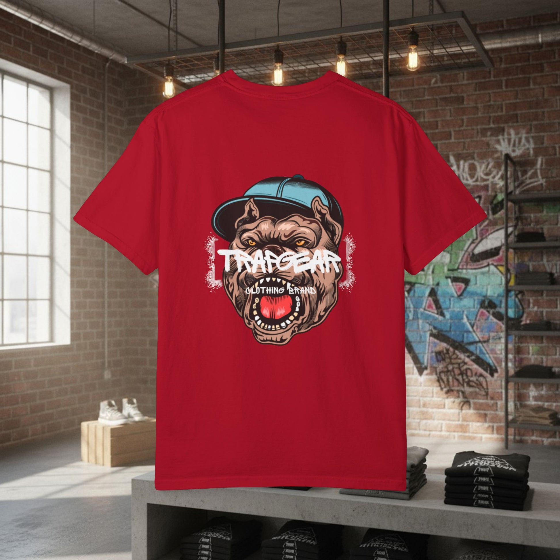 Trap Motivation Bulldog Mentality T-Shirt by Printify