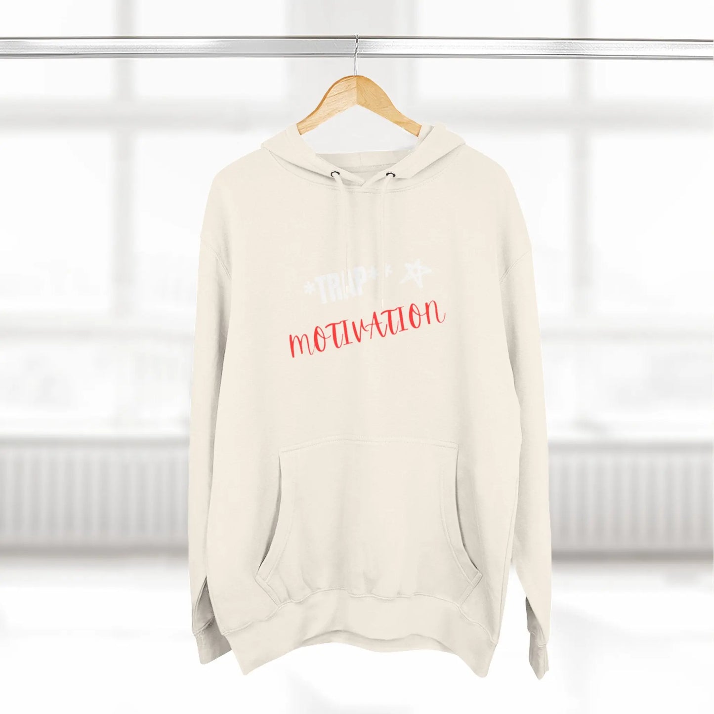 Trap Motivation Fleece Hoodie Printify