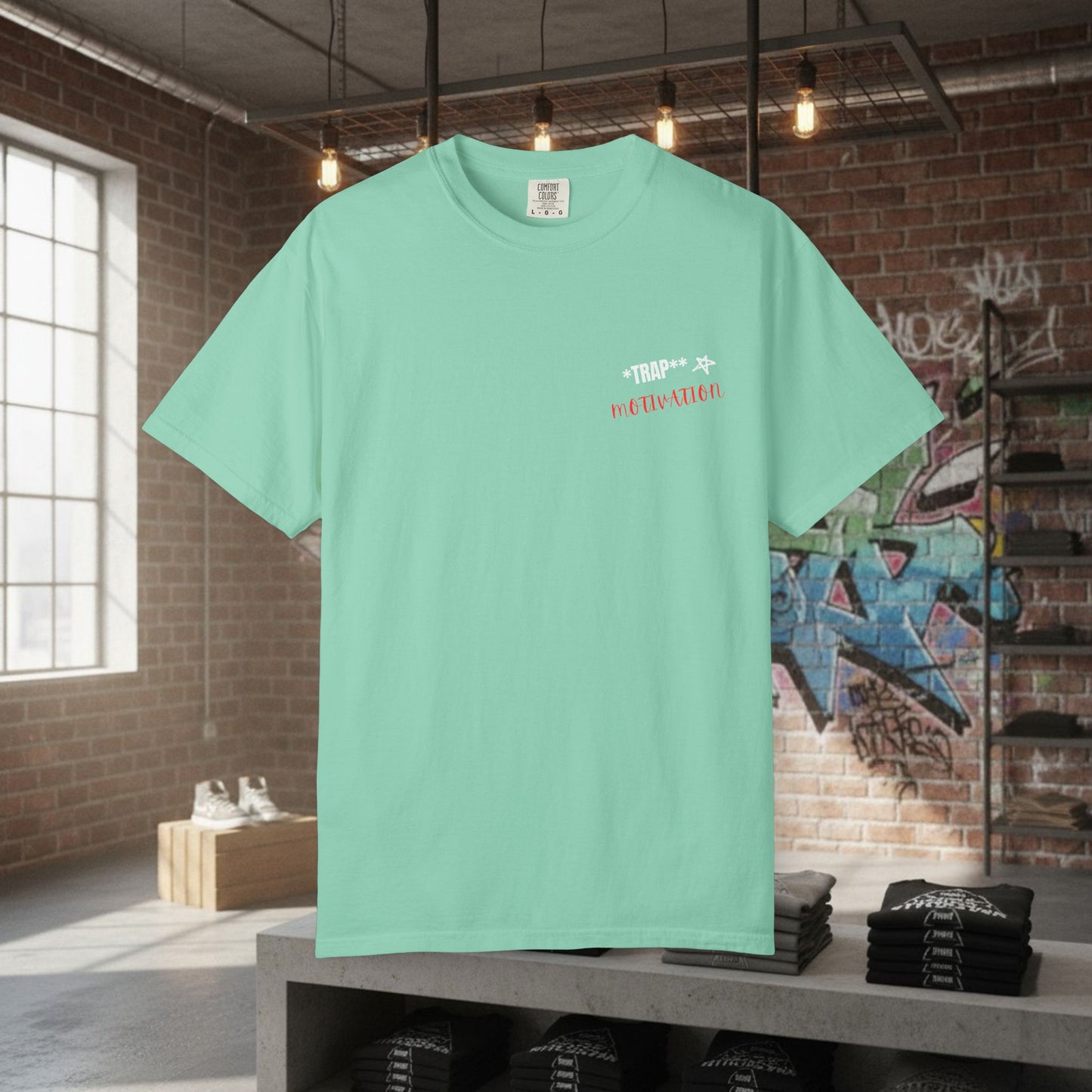 Trap Motivation Bulldog Mentality T-Shirt by Printify