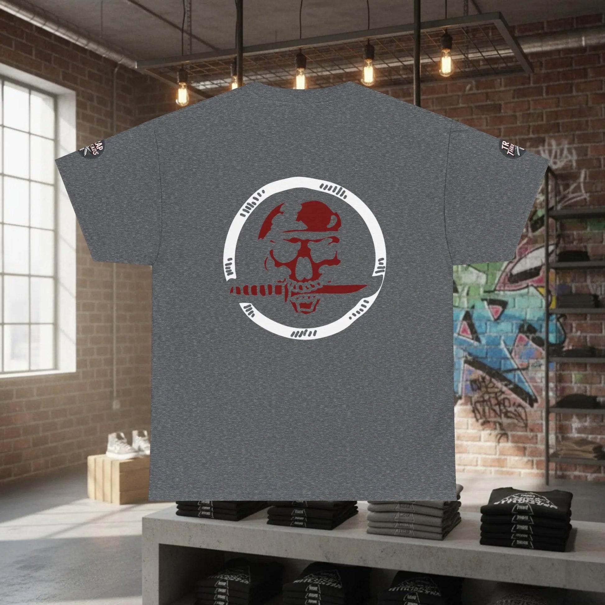 Skully Graphic Tee Trap Threads clothing