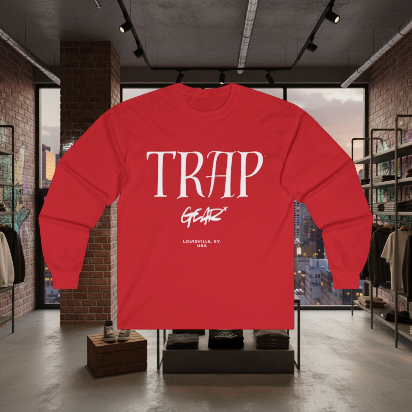 Bulldog Mentality Long Sleeve Tee — TRAP Gear