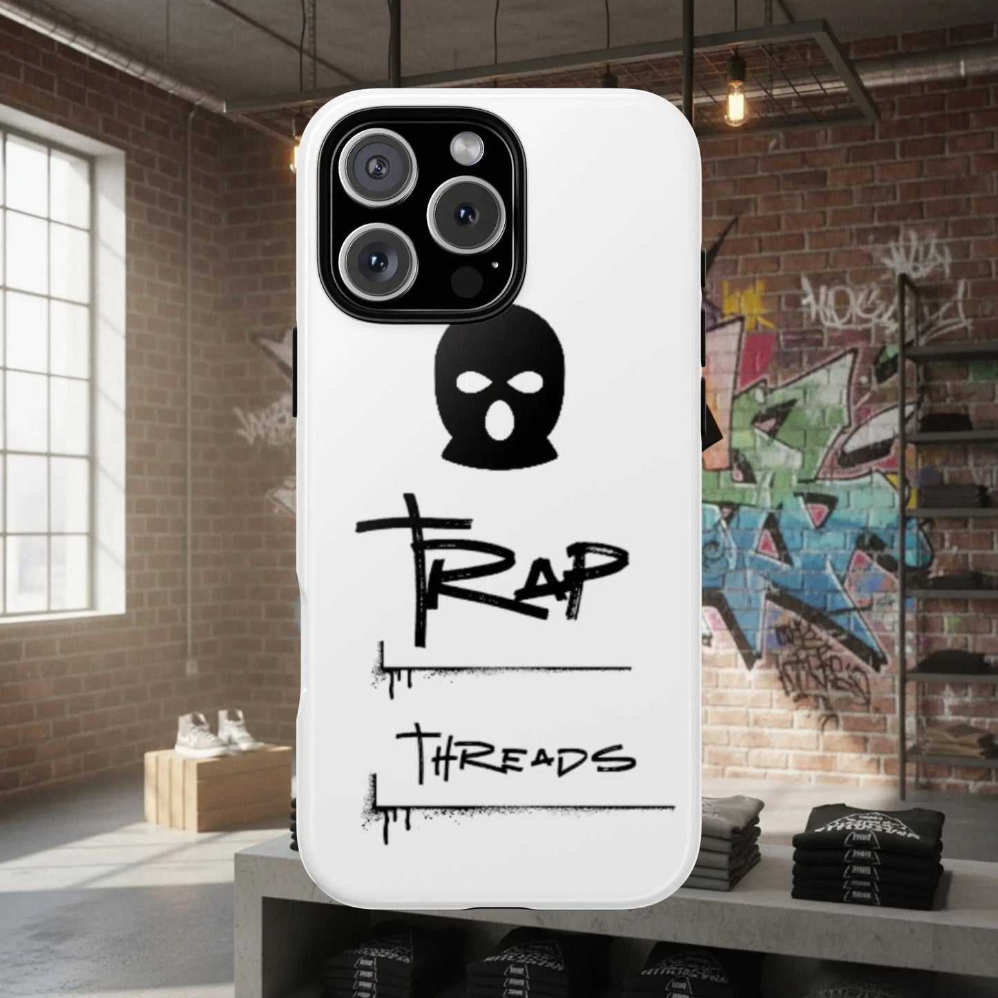 Phone Case - 'Trap Threads' Skully Logo Protective Cover Trap Threads clothing