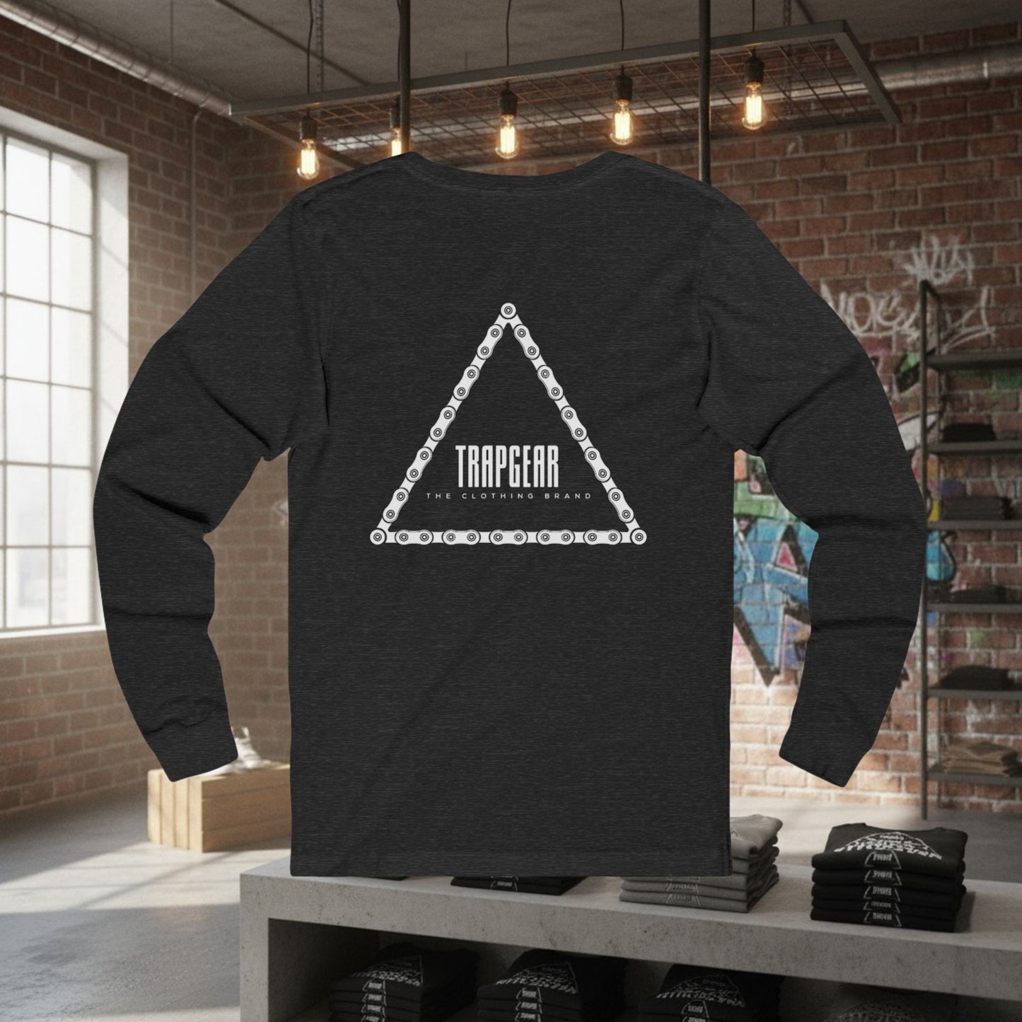 Crown TrapGear Logo Long Sleeve Tee