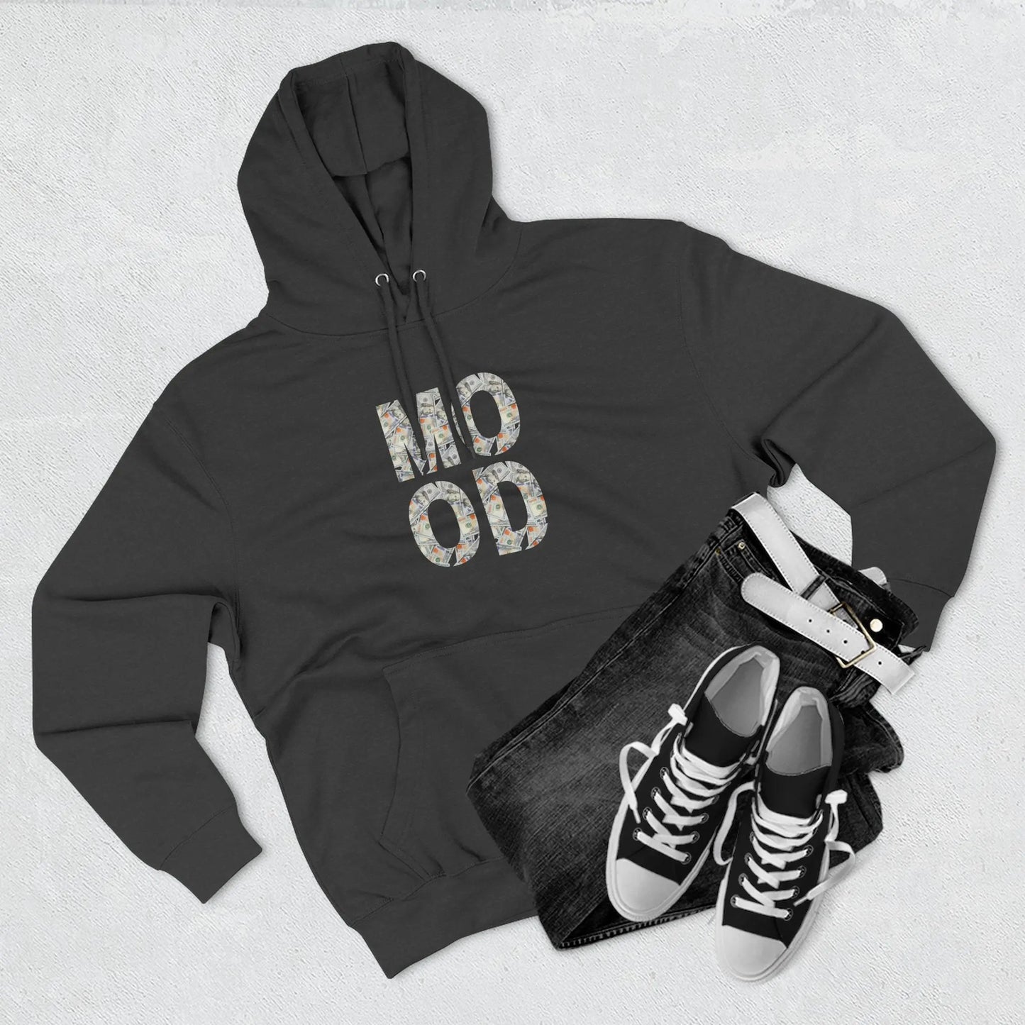 Mood Fleece Hoodie Printify