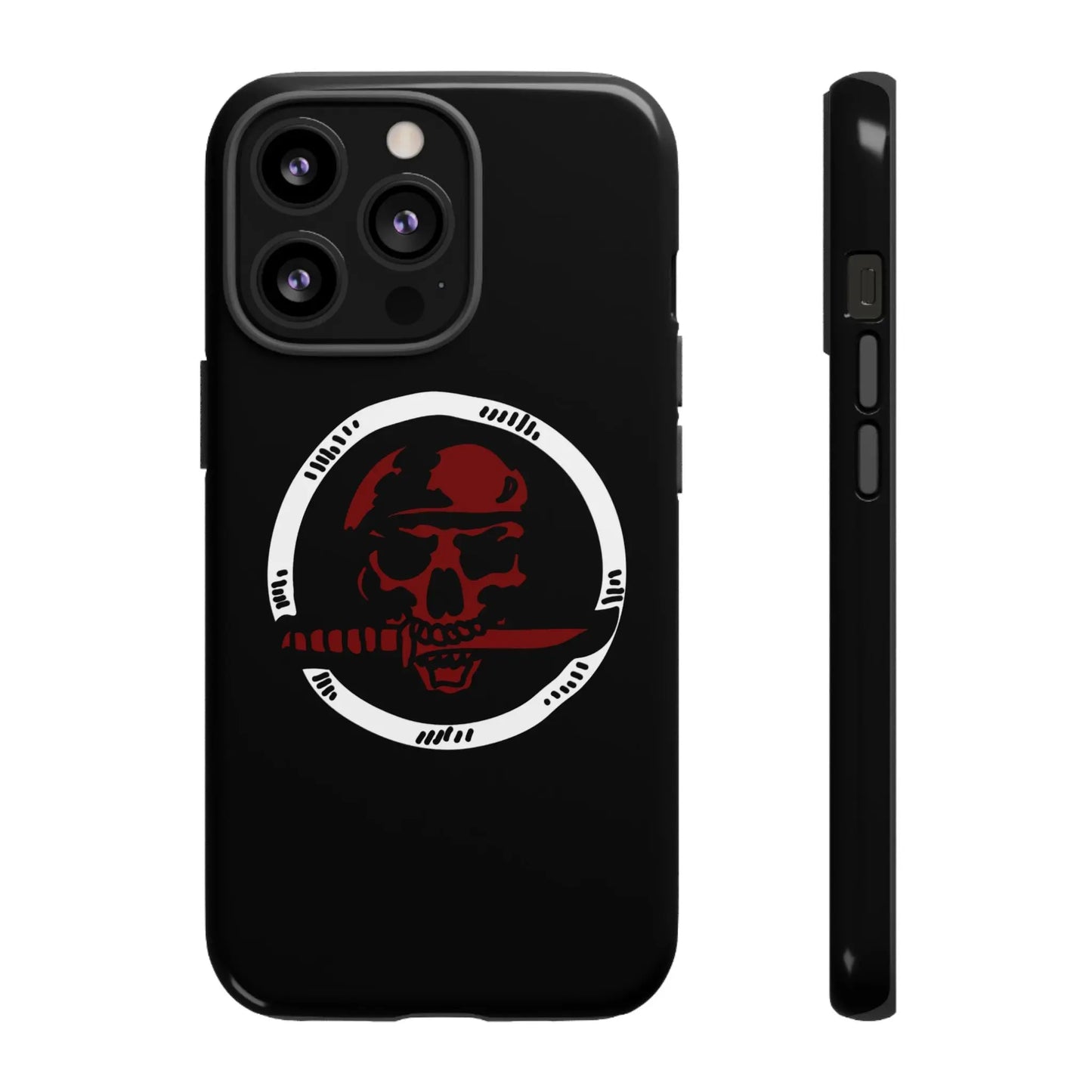 Phone Case - Skull and Sword Edgy Smartphone Cover for Men Printify