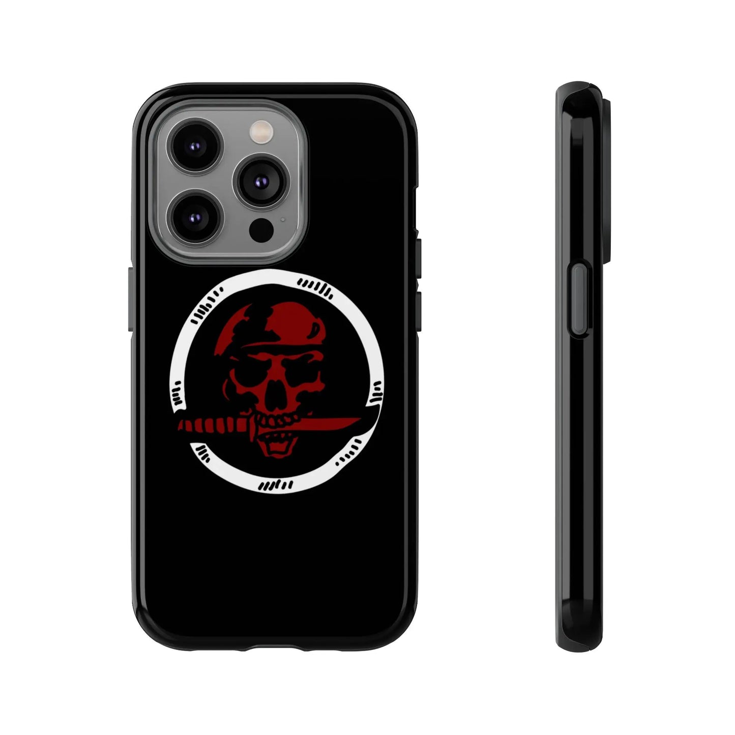 Phone Case - Skull and Sword Edgy Smartphone Cover for Men Printify