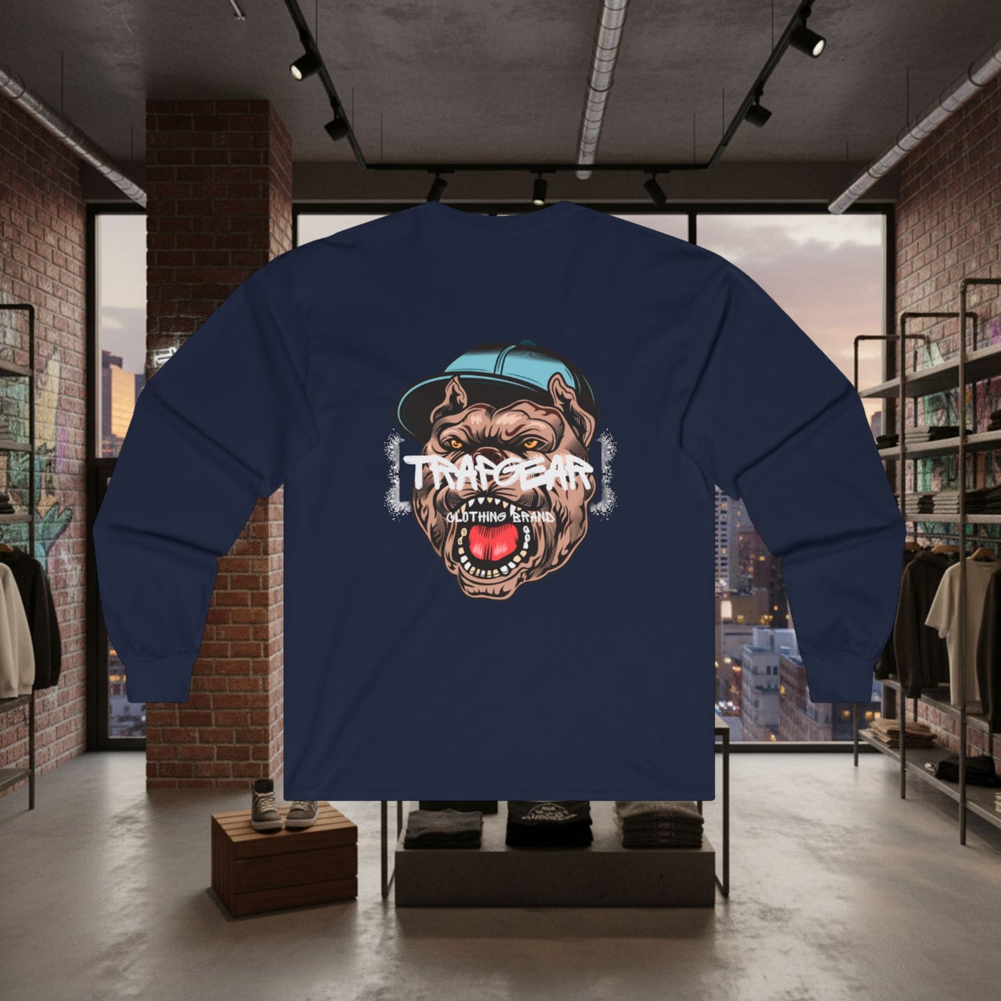 Bulldog Mentality Long Sleeve Tee — TRAP Gear
