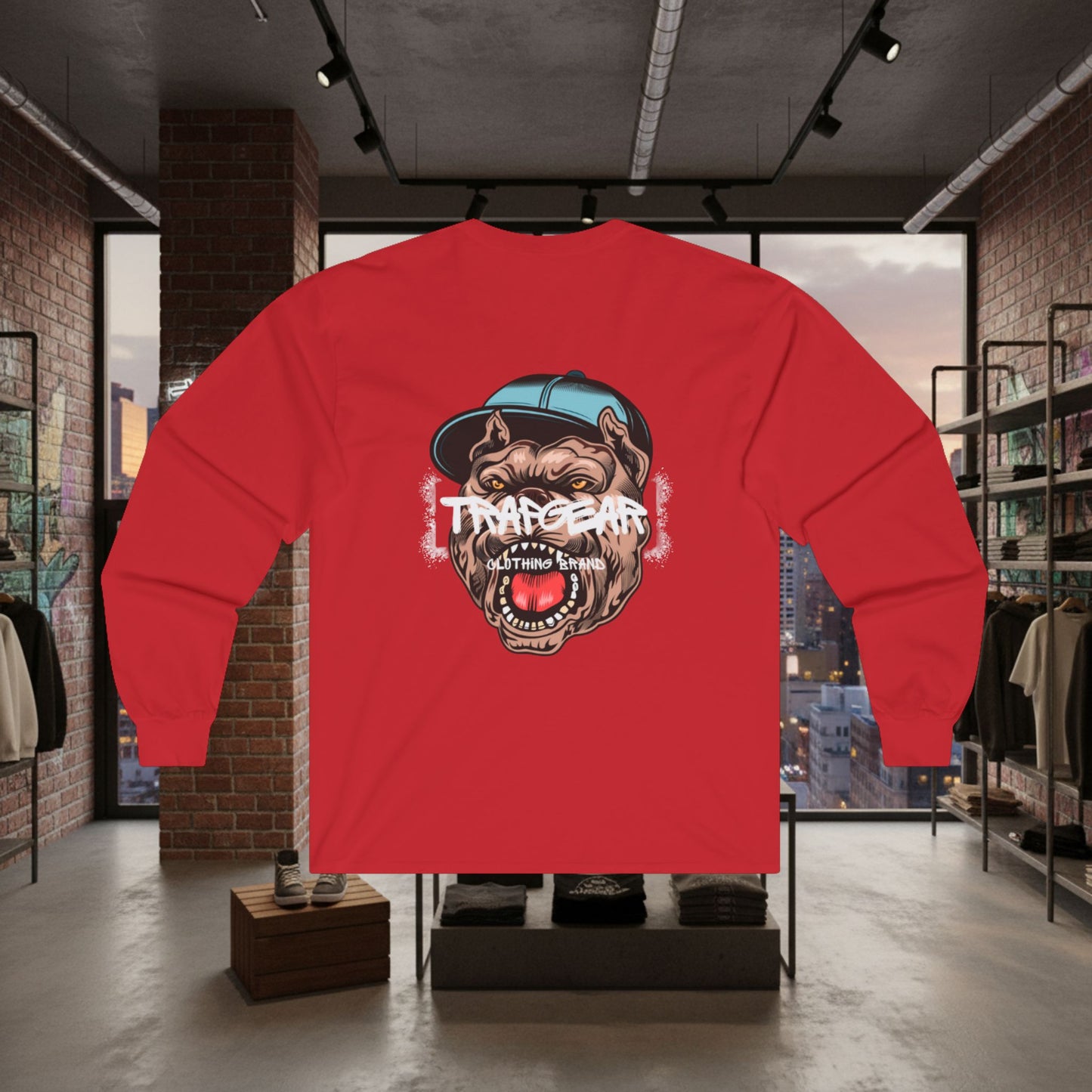 Bulldog Mentality Long Sleeve Tee — TRAP Gear