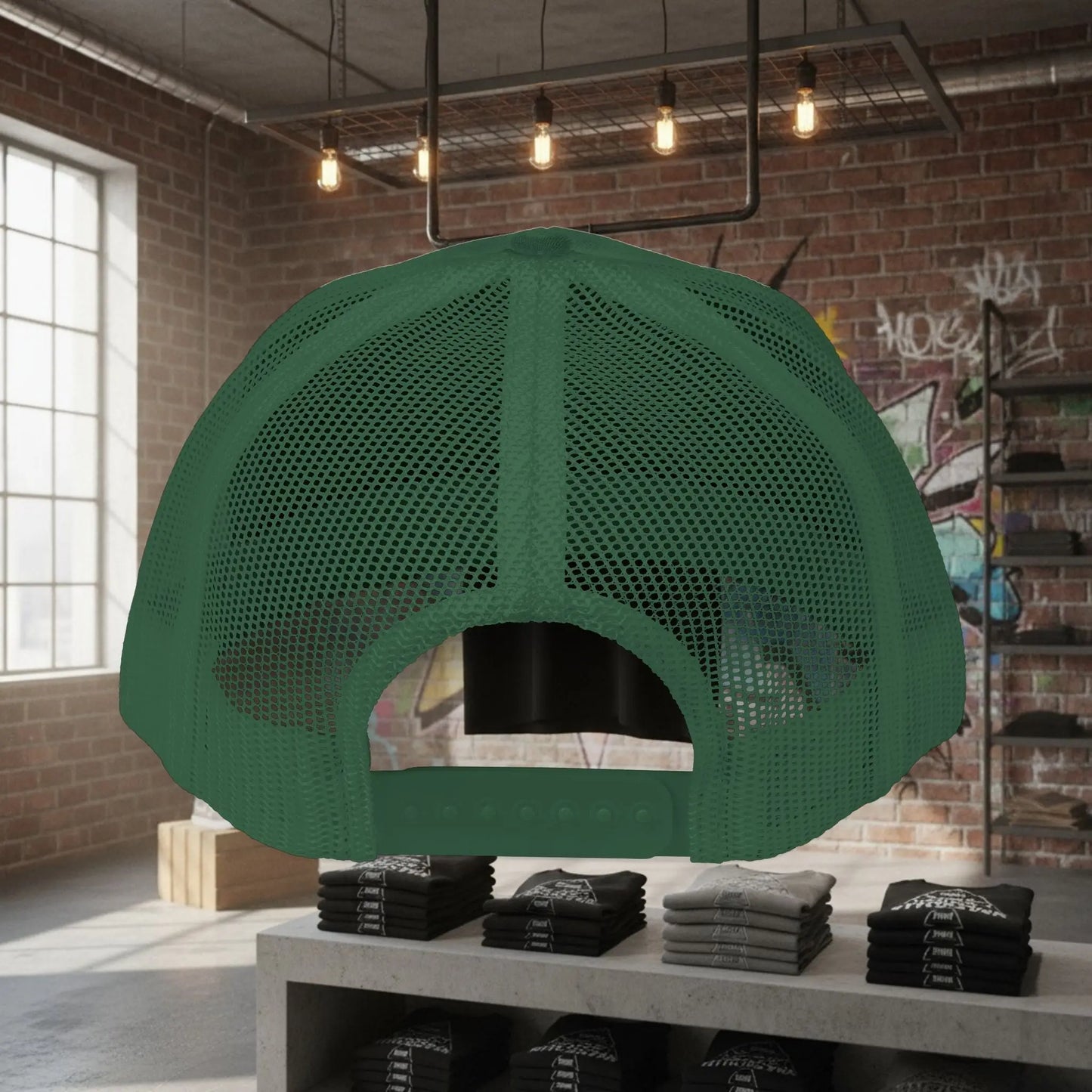 Trucker Cap - Born to Build Trapgear Design Printify