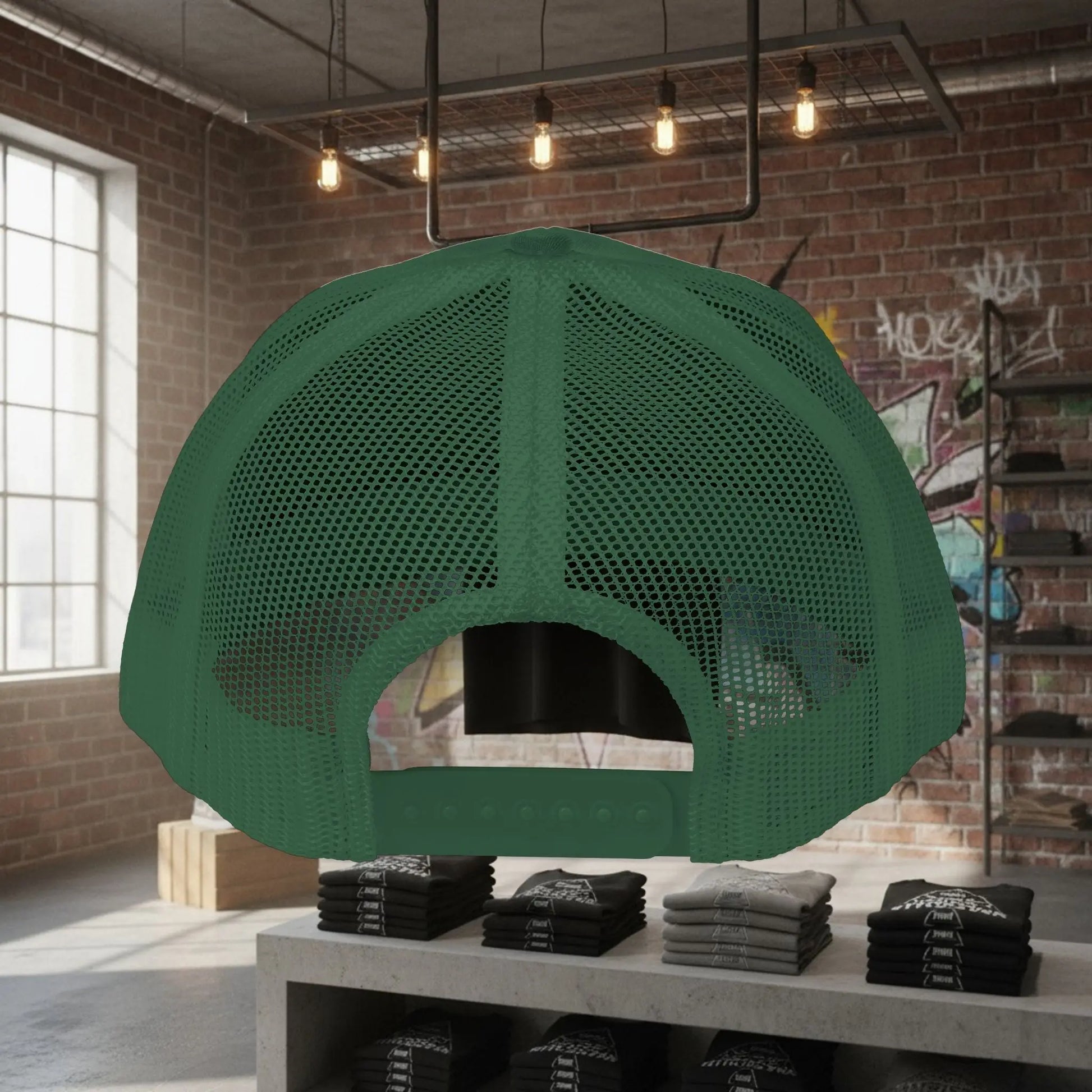 Trucker Cap - Born to Build Trapgear Design Printify