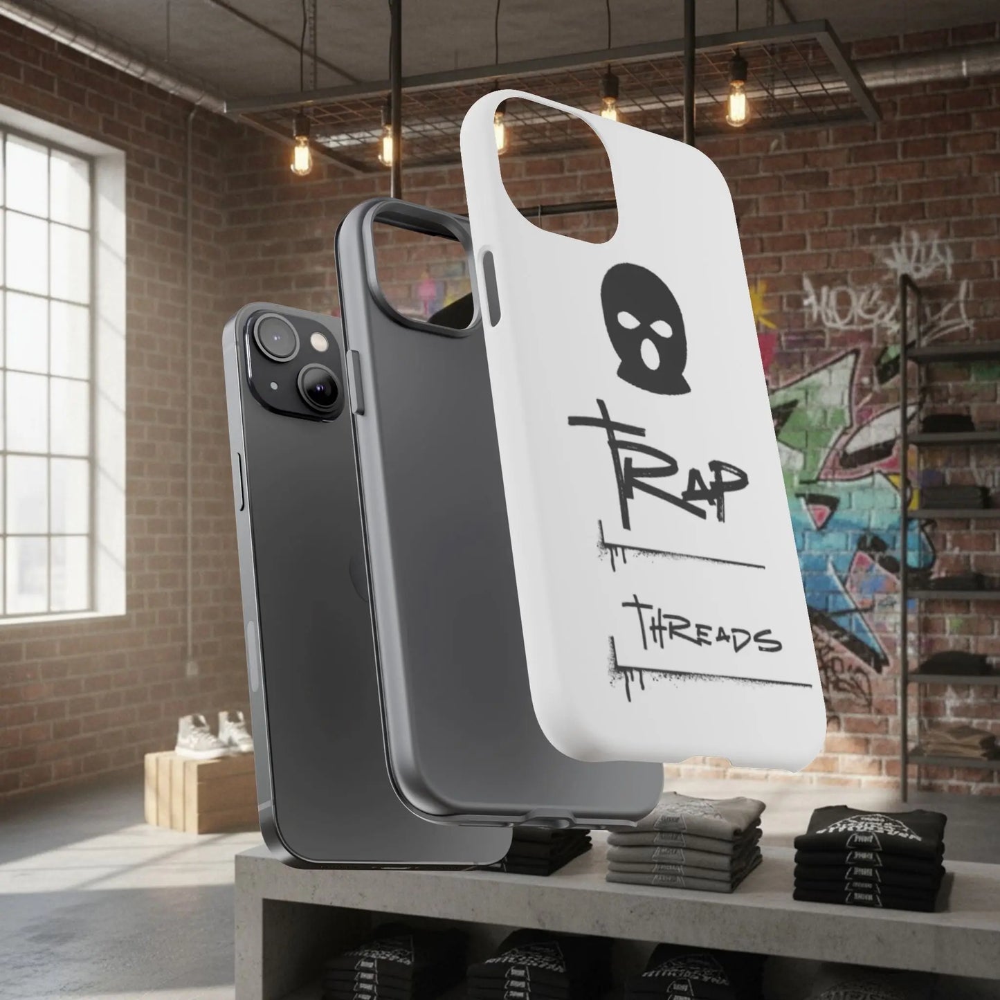 Phone Case - 'Trap Threads' Skully Logo Protective Cover Trap Threads clothing