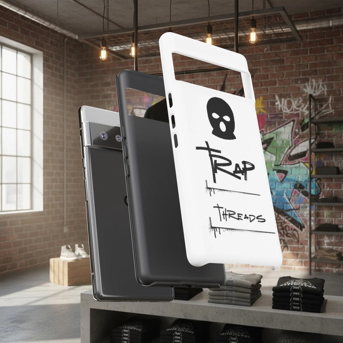 Phone Case - 'Trap Threads' Skully Logo Protective Cover Trap Threads clothing