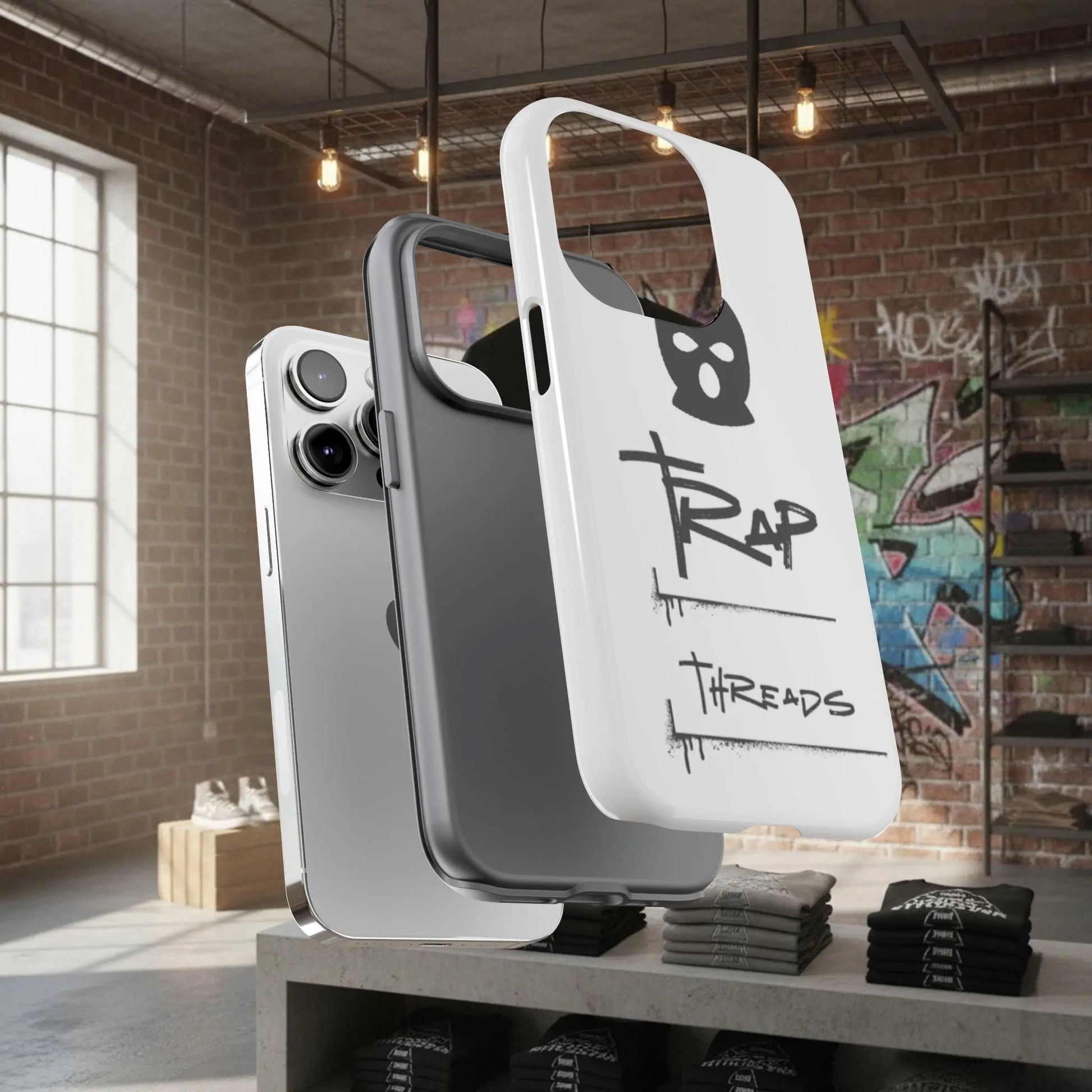 Phone Case - 'Trap Threads' Skully Logo Protective Cover Trap Threads clothing