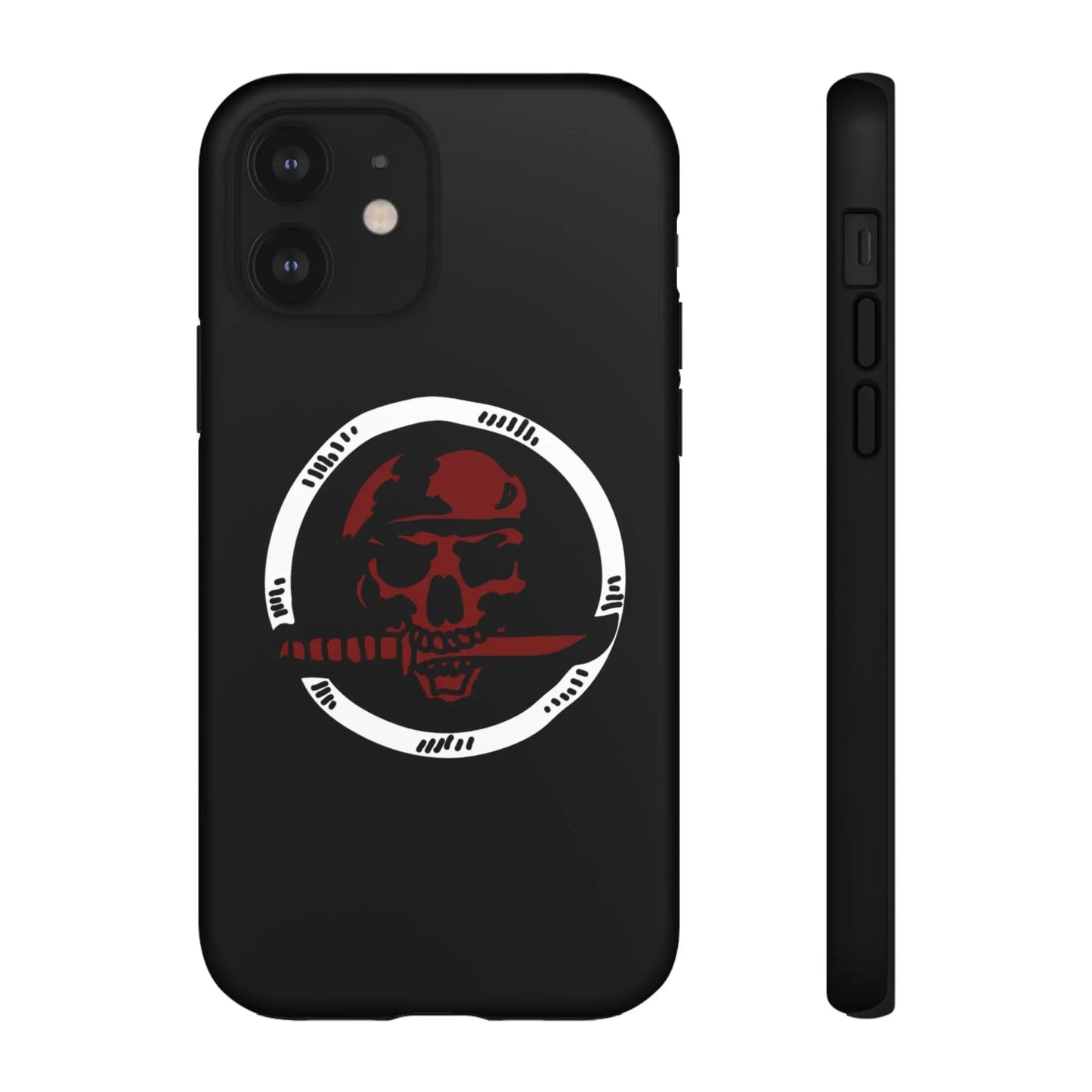 Phone Case - Skull and Sword Edgy Smartphone Cover for Men Printify