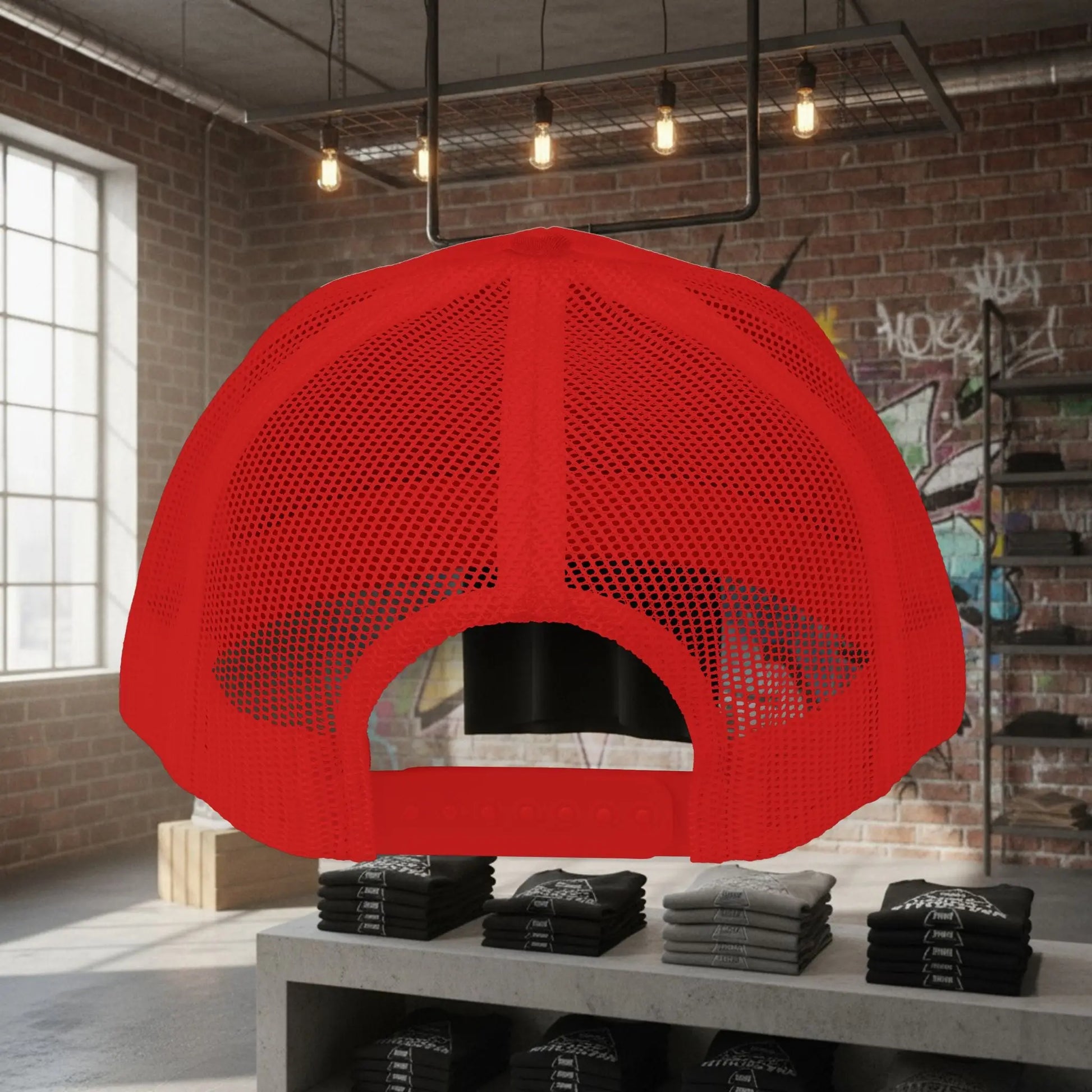 Trucker Cap - Born to Build Trapgear Design Printify