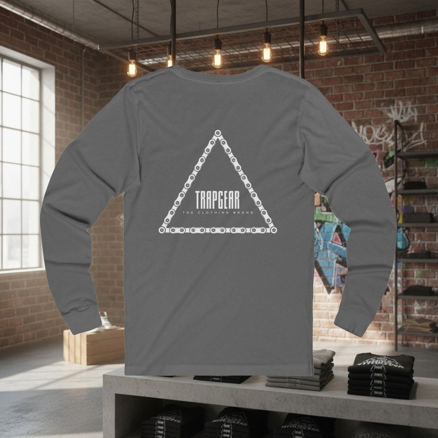 Crown TrapGear Logo Long Sleeve Tee