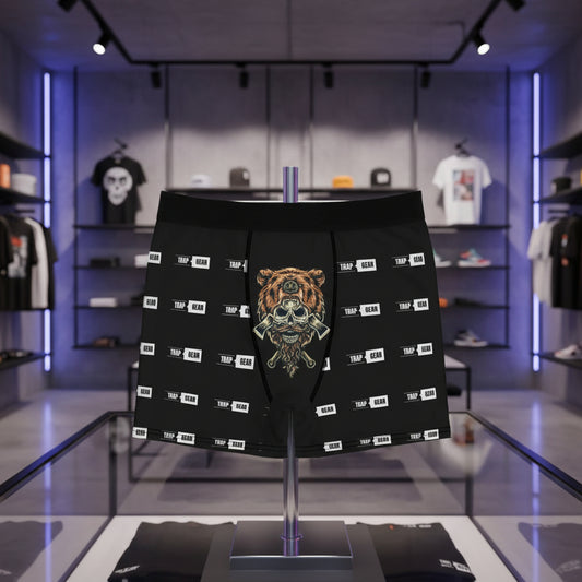 Savage Boxer Briefs — Trap Threads Men’s All-Over Print Printify