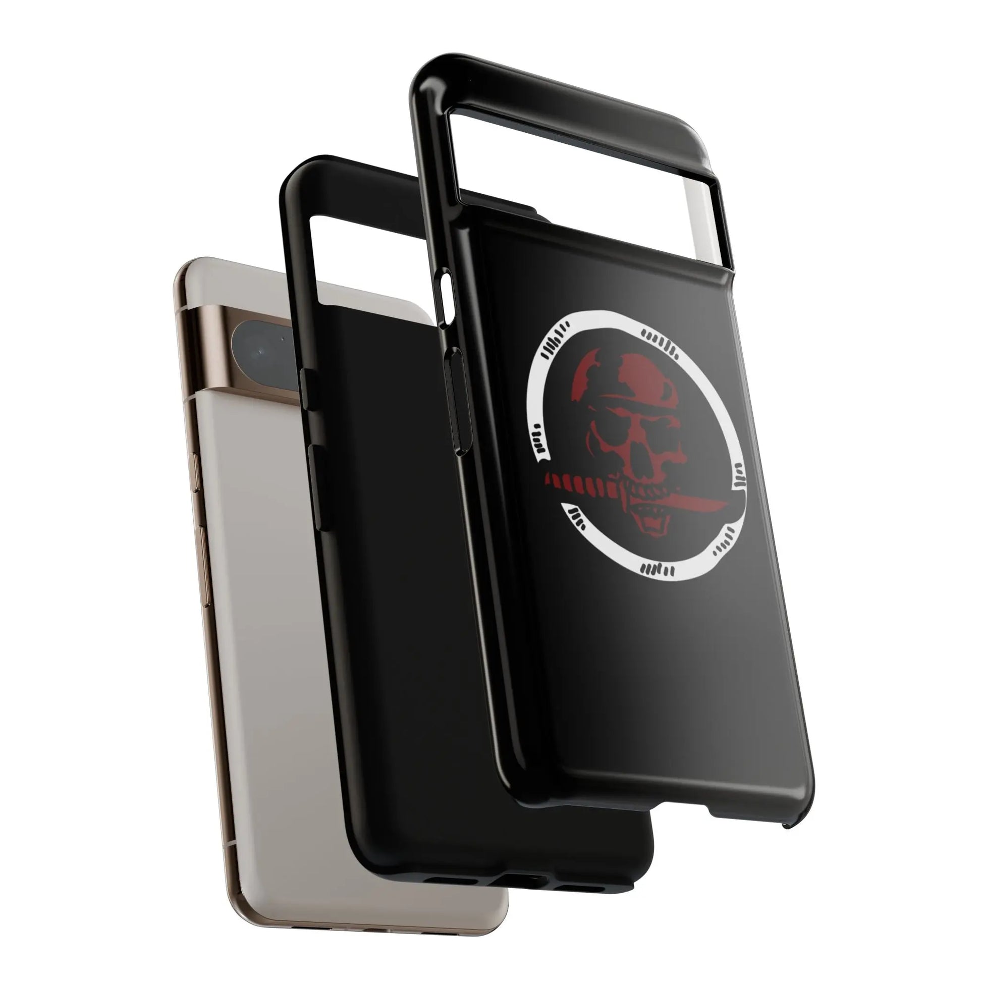 Phone Case - Skull and Sword Edgy Smartphone Cover for Men Printify