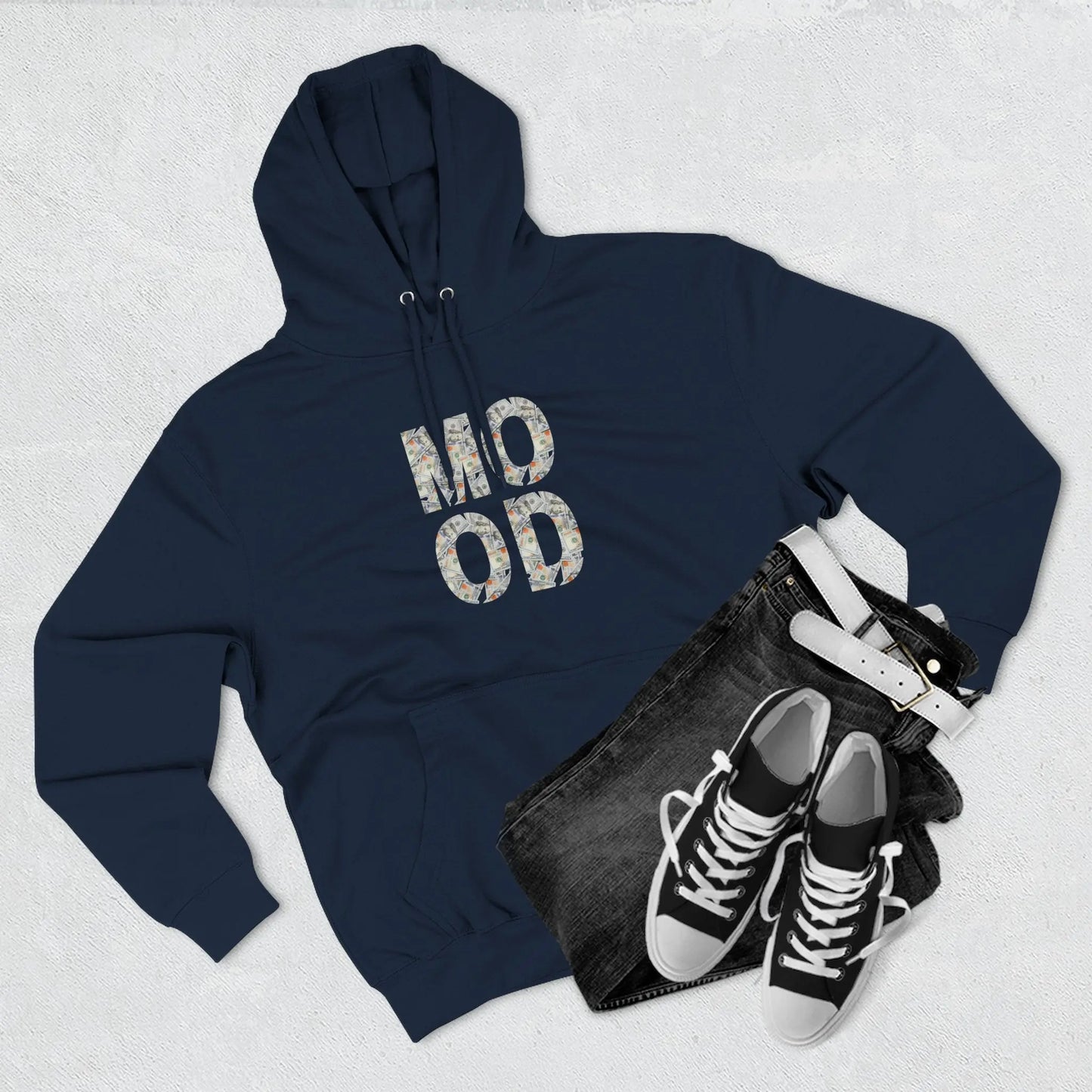 Mood Fleece Hoodie Printify