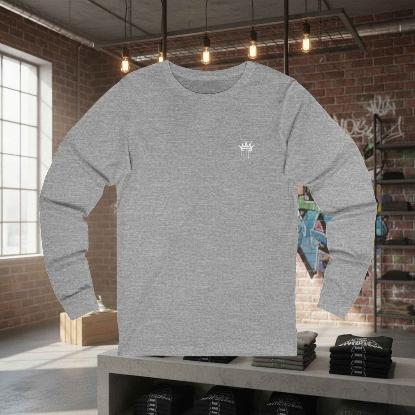 Crown TrapGear Logo Long Sleeve Tee