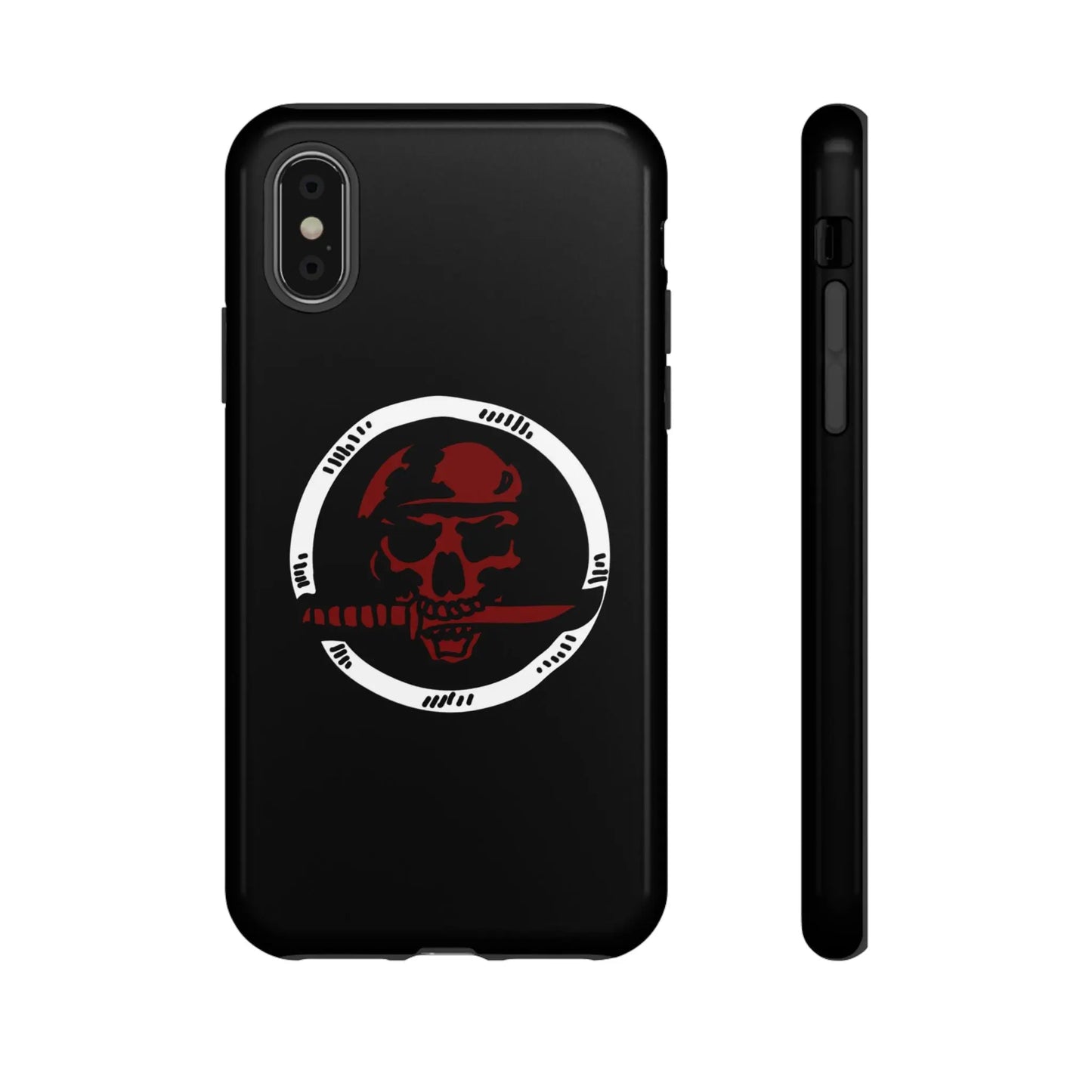 Phone Case - Skull and Sword Edgy Smartphone Cover for Men Printify