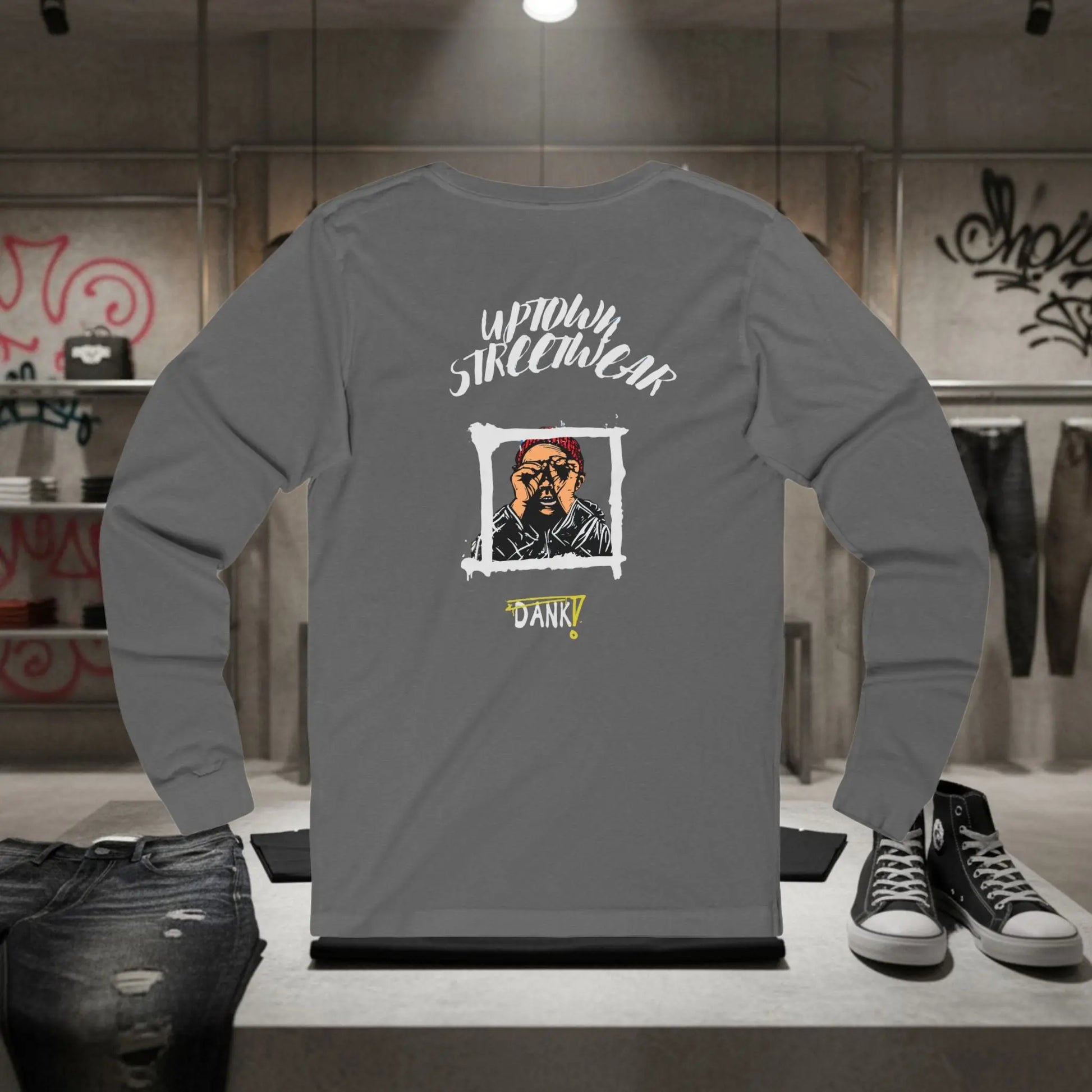 Uptown Streetwear Long Sleeve Tee Trap Threads clothing