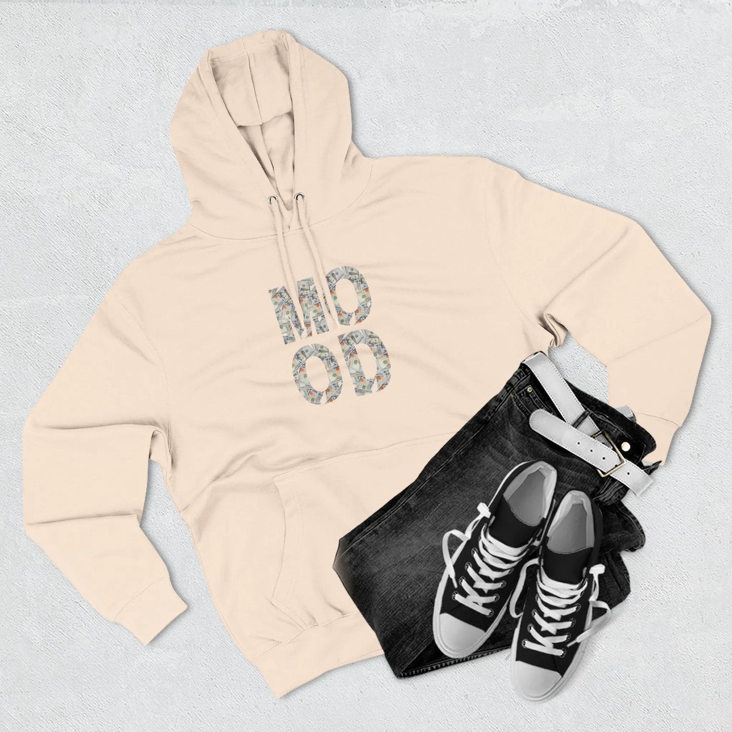Mood Fleece Hoodie Printify