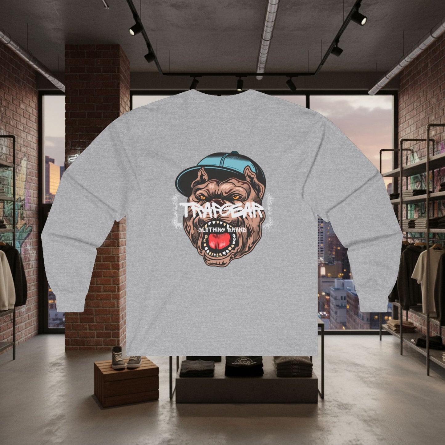 Bulldog Mentality Long Sleeve Tee — TRAP Gear