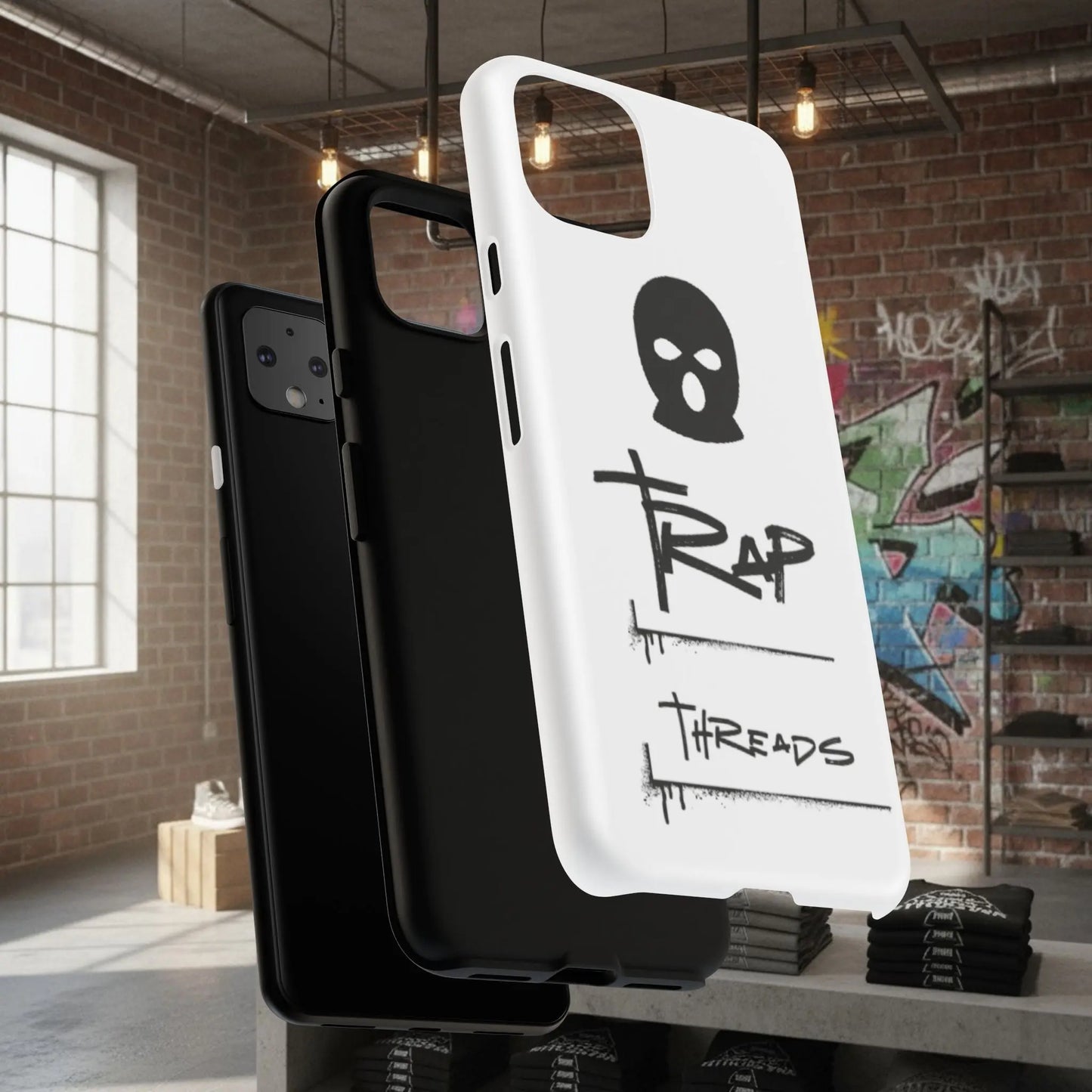 Phone Case - 'Trap Threads' Skully Logo Protective Cover Trap Threads clothing