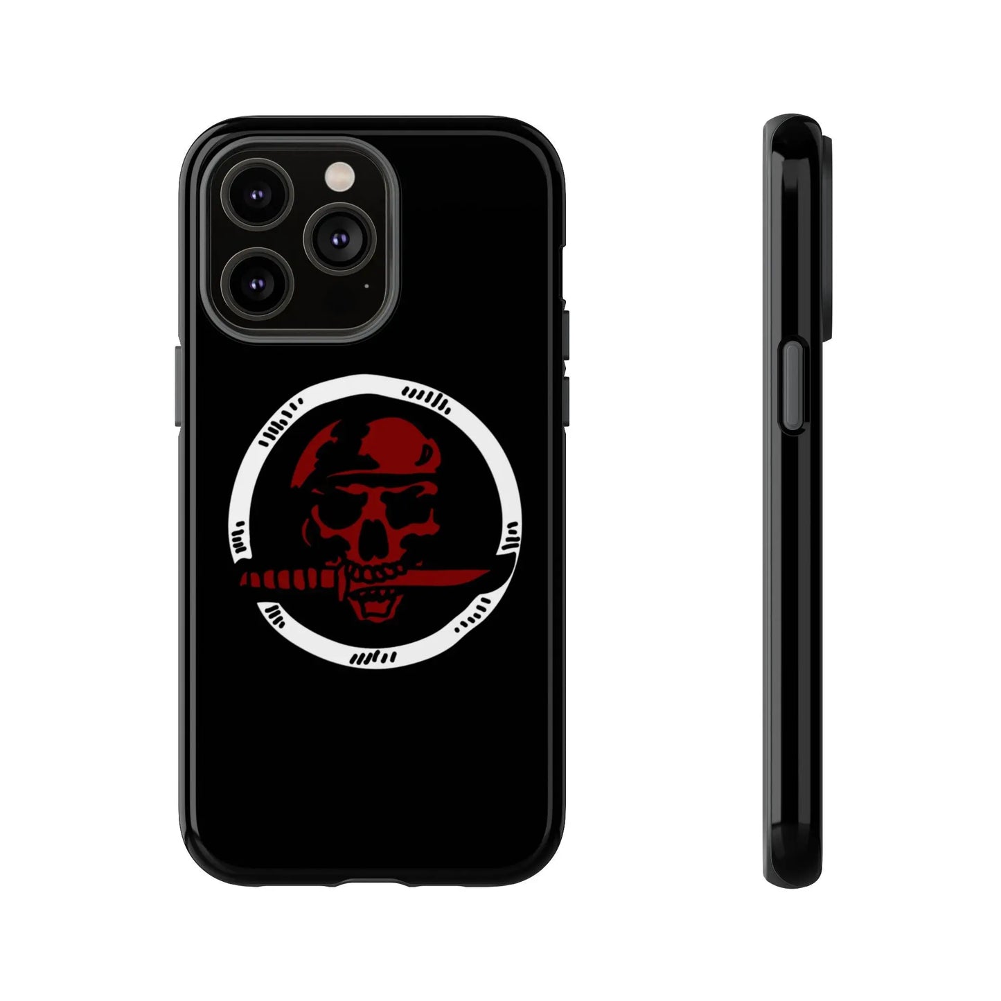 Phone Case - Skull and Sword Edgy Smartphone Cover for Men Printify