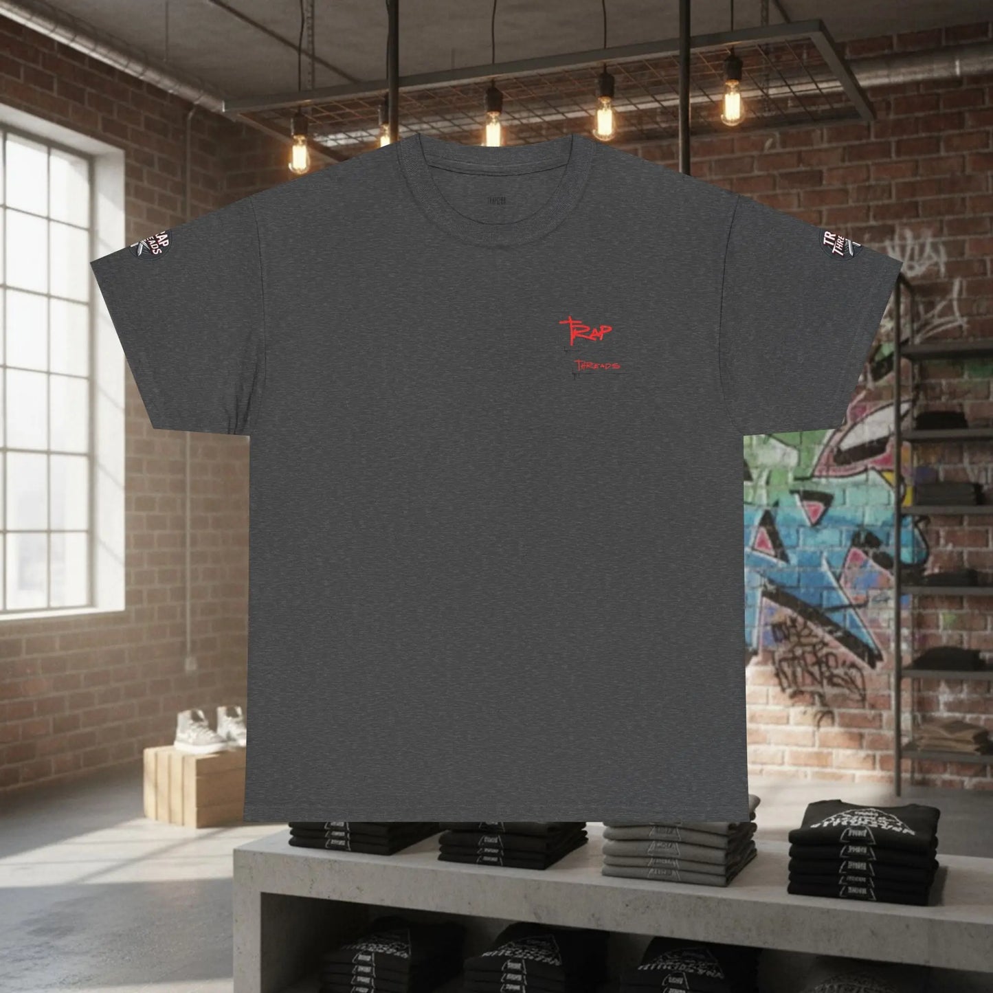 Skully Graphic Tee Trap Threads clothing