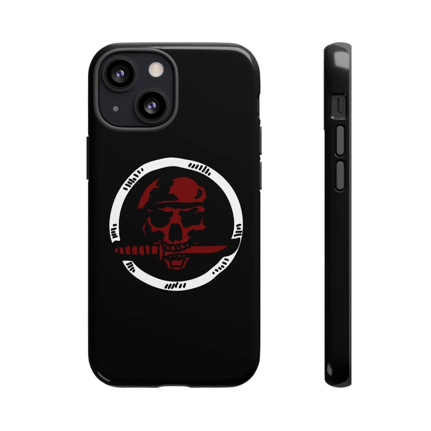 Phone Case - Skull and Sword Edgy Smartphone Cover for Men Printify