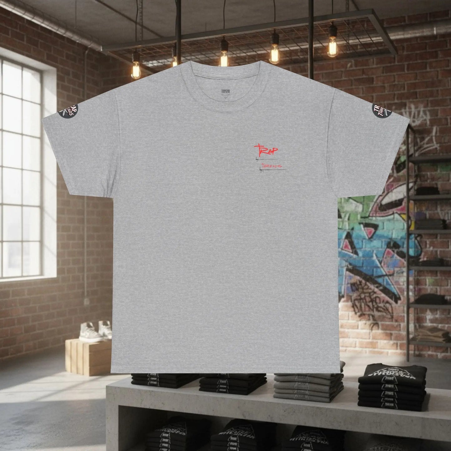 Skully Graphic Tee Trap Threads clothing