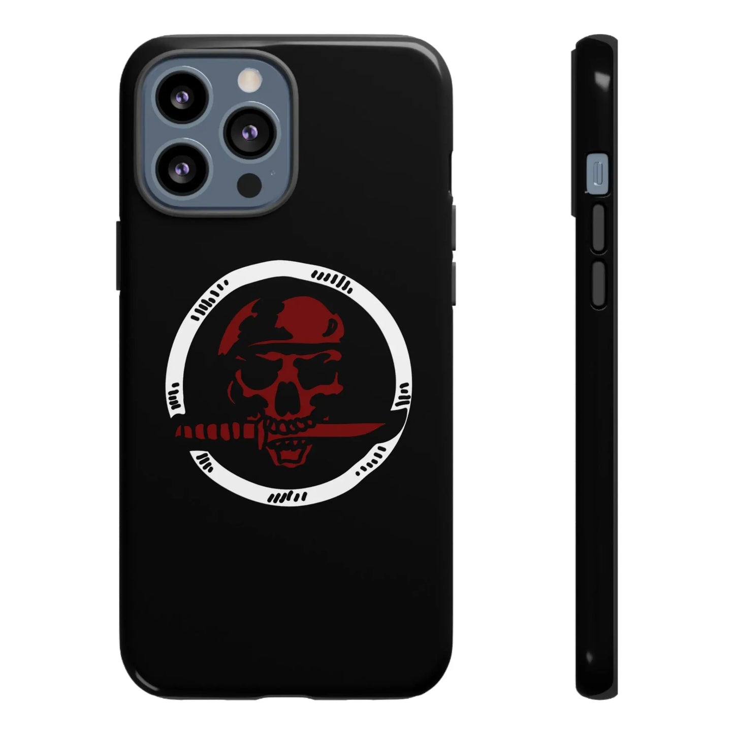 Phone Case - Skull and Sword Edgy Smartphone Cover for Men Printify