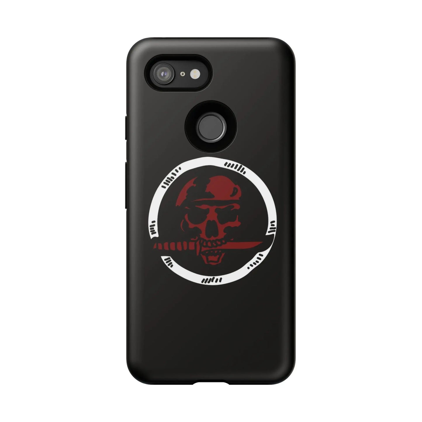 Phone Case - Skull and Sword Edgy Smartphone Cover for Men Printify