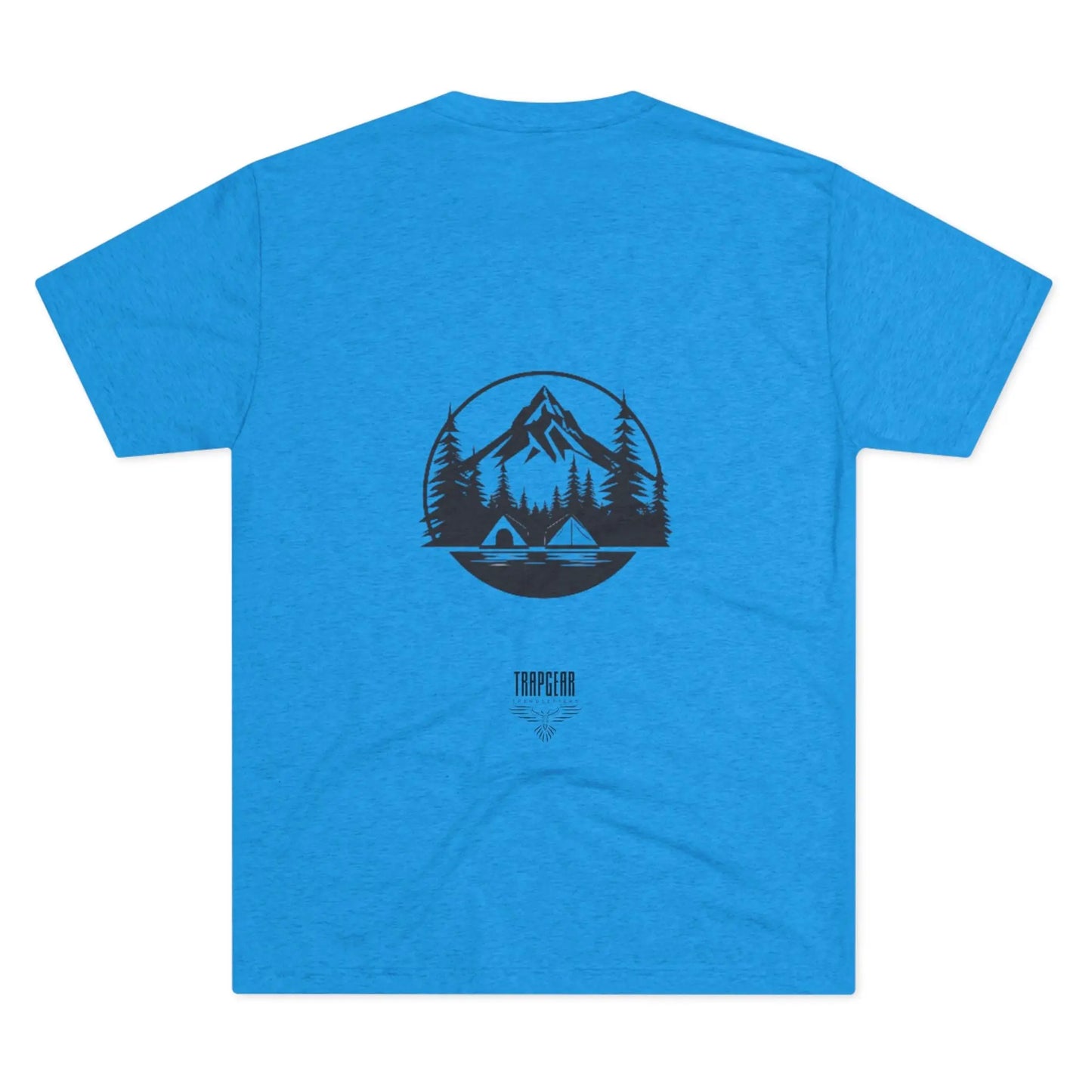 Mountain Landscape trapgear logo tri blend t shirt Printify