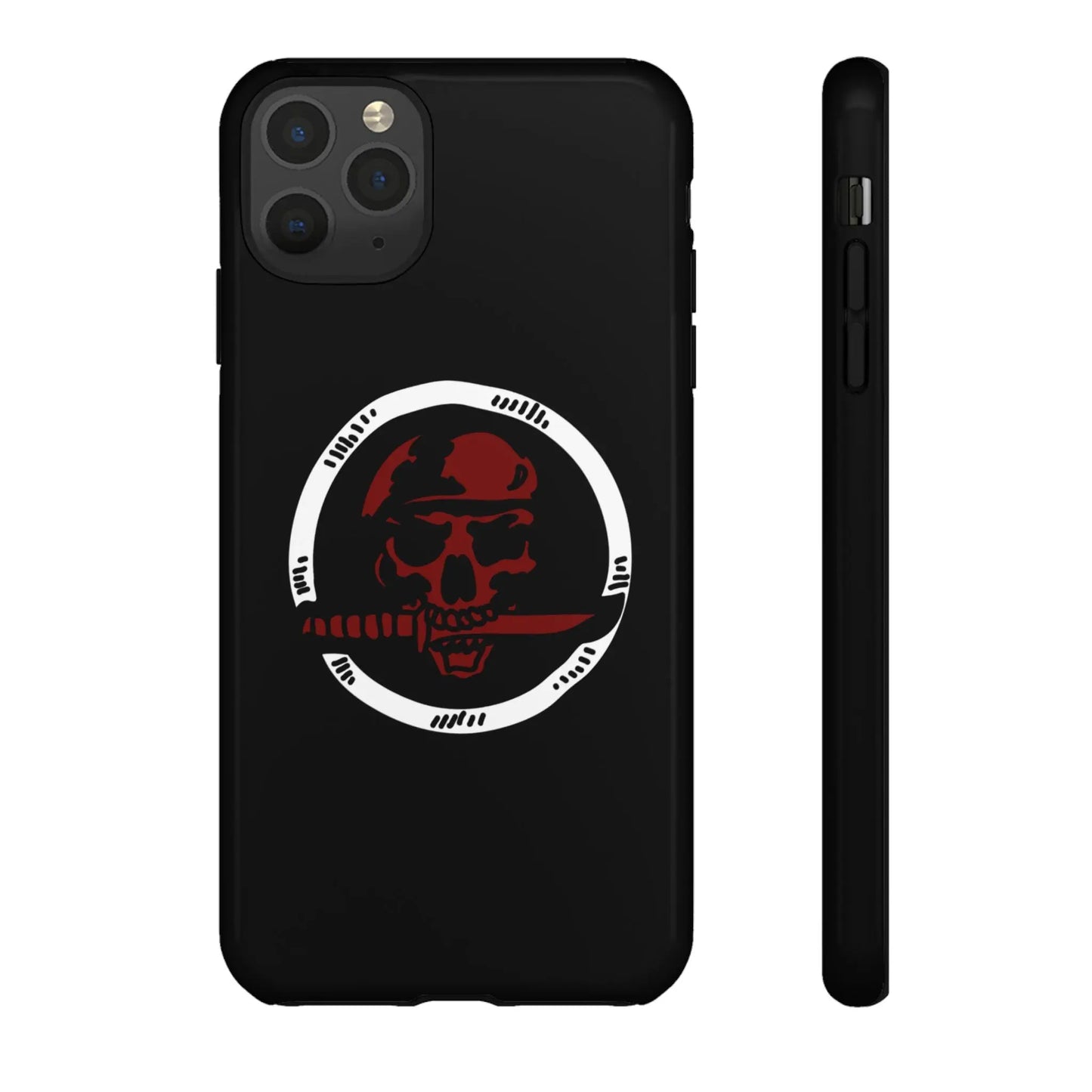 Phone Case - Skull and Sword Edgy Smartphone Cover for Men Printify
