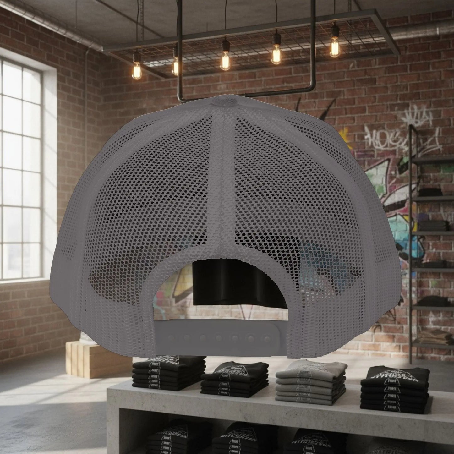 Trucker Cap - Born to Build Trapgear Design Printify