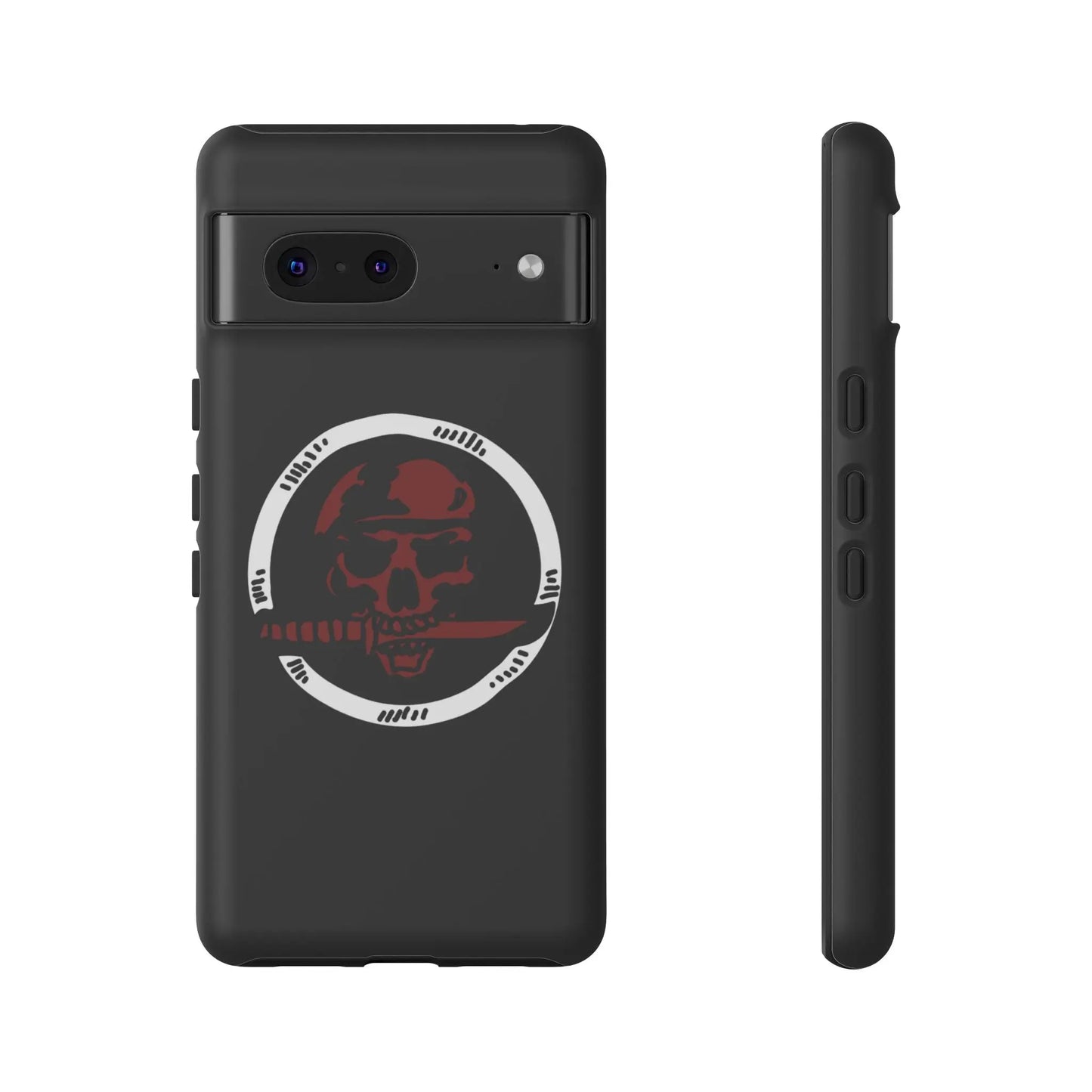 Phone Case - Skull and Sword Edgy Smartphone Cover for Men Printify