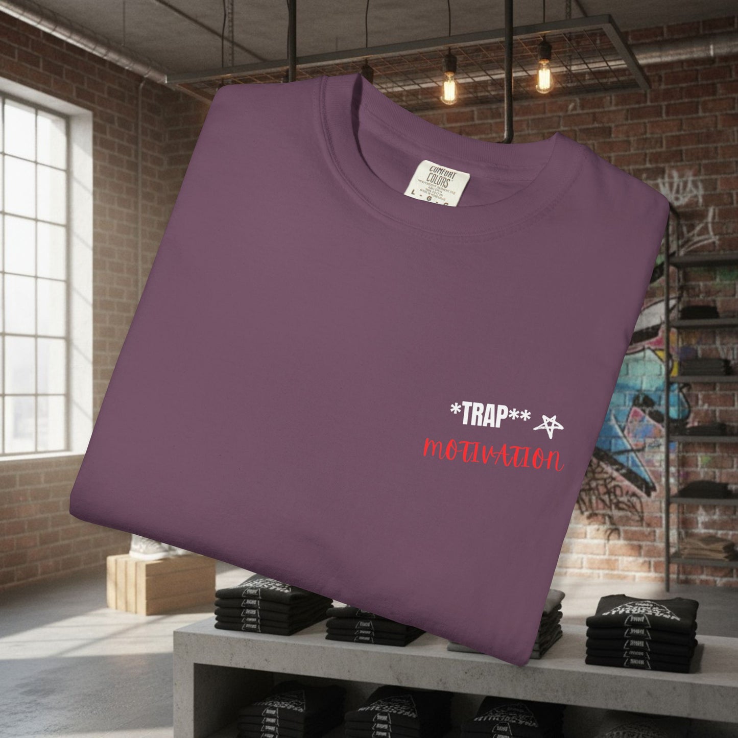 Trap Motivation Bulldog Mentality T-Shirt by Printify