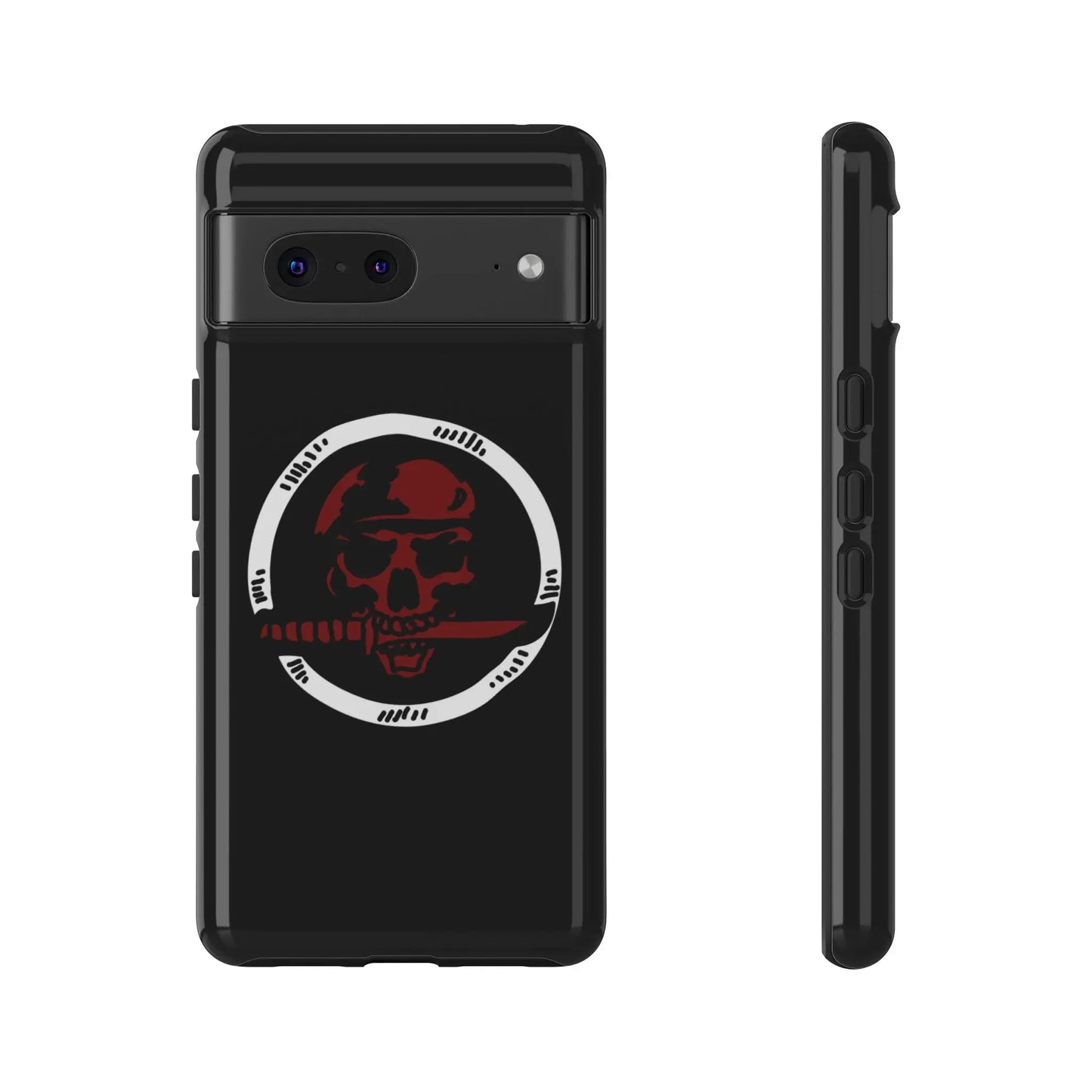 Phone Case - Skull and Sword Edgy Smartphone Cover for Men Printify
