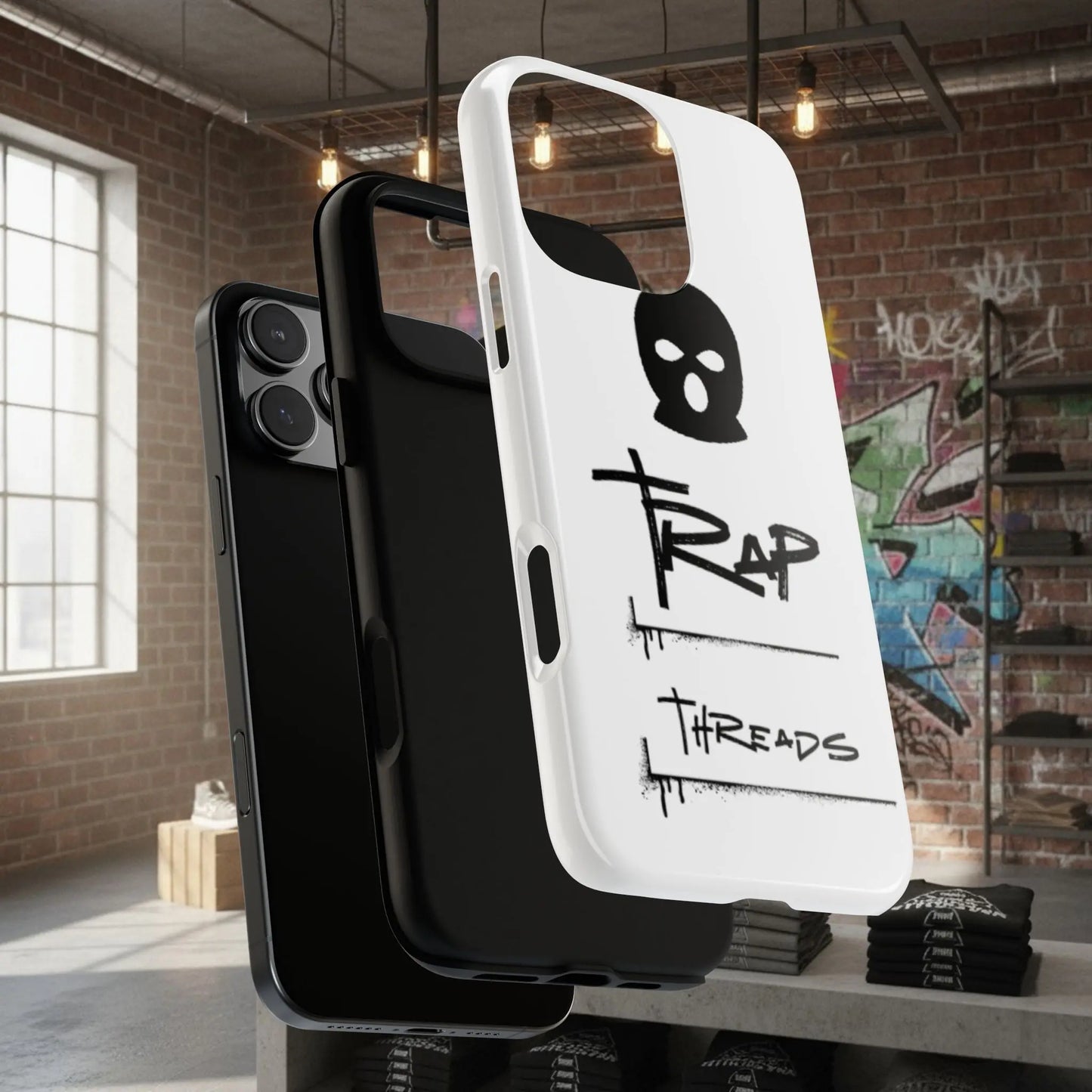 Phone Case - 'Trap Threads' Skully Logo Protective Cover Trap Threads clothing