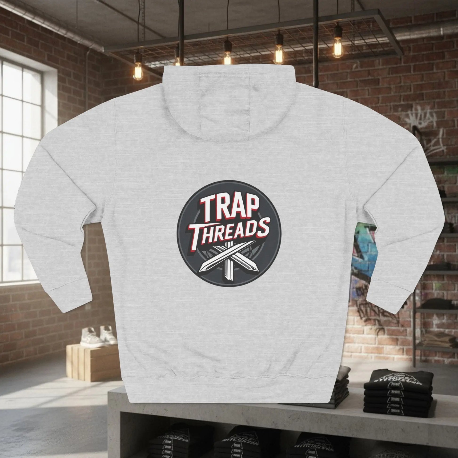 Trap Motivation Fleece Hoodie Printify