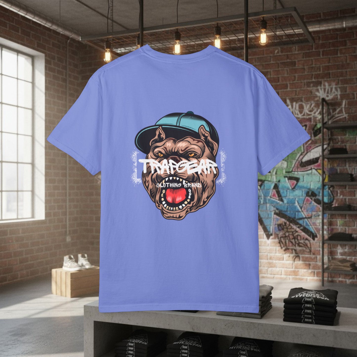 Trap Motivation Bulldog Mentality T-Shirt by Printify