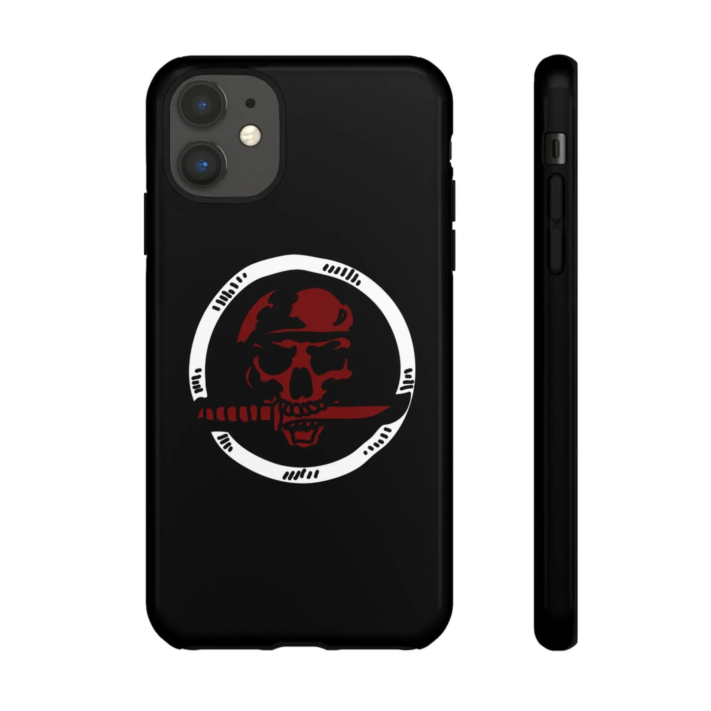 Phone Case - Skull and Sword Edgy Smartphone Cover for Men Printify