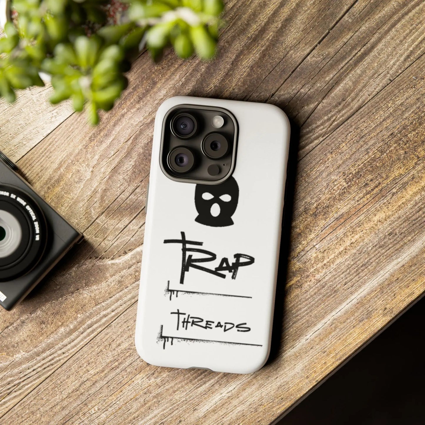 Phone Case - 'Trap Threads' Skully Logo Protective Cover Trap Threads clothing
